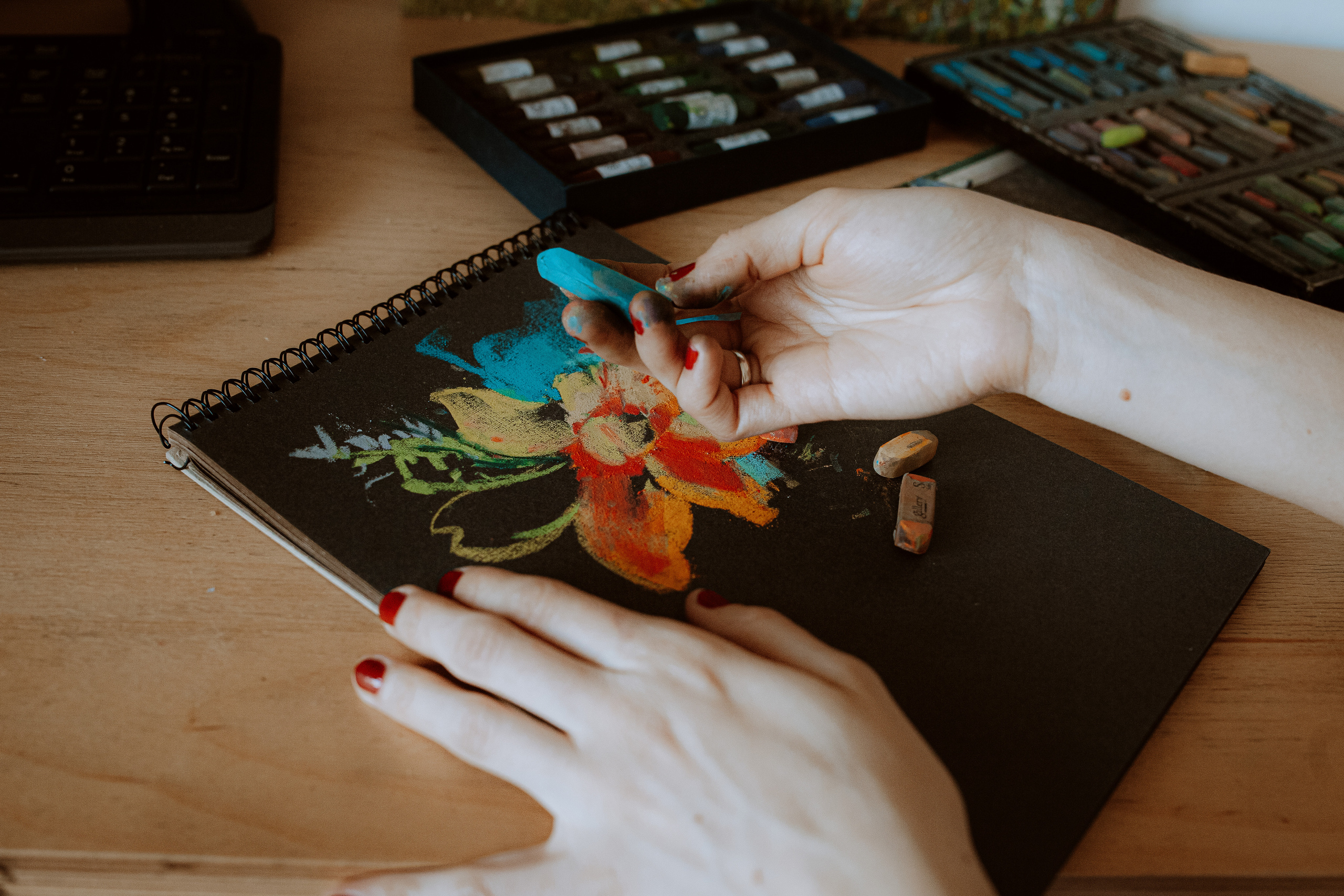 Съемка для художницы Юлии Рябовой. Главная