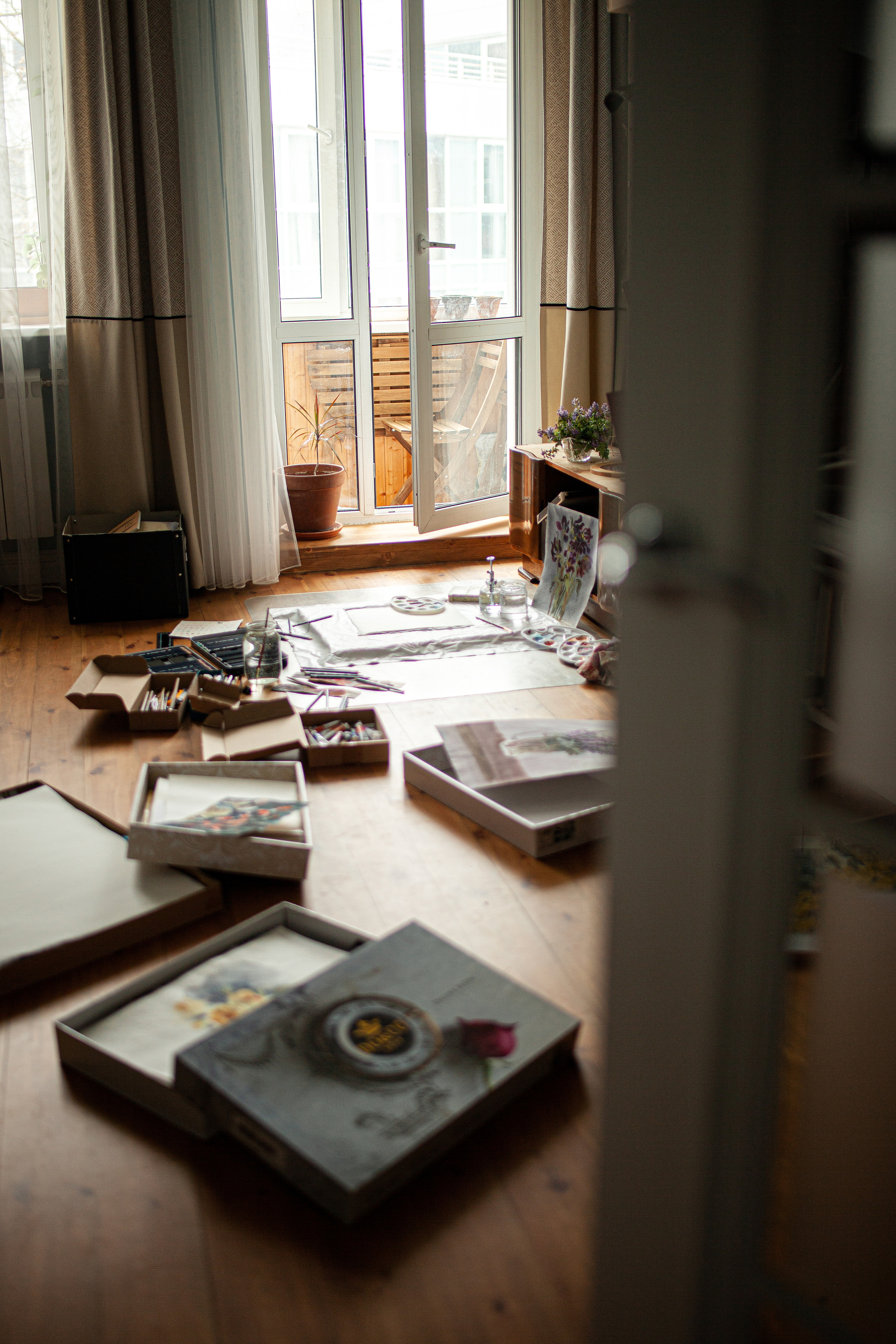 Съемка для художницы Киры Шилиной. Главная