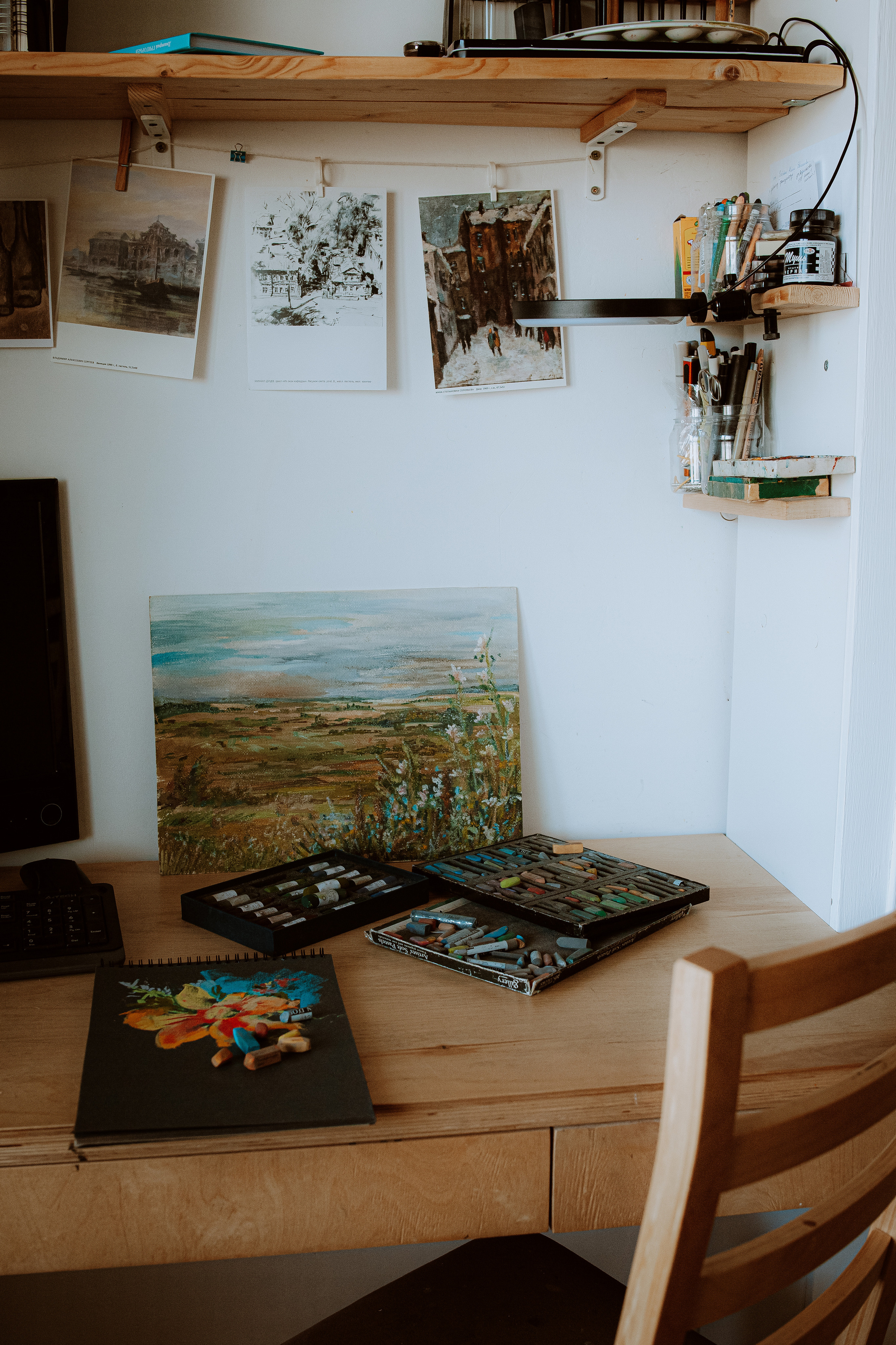 Съемка для художницы Юлии Рябовой. Главная