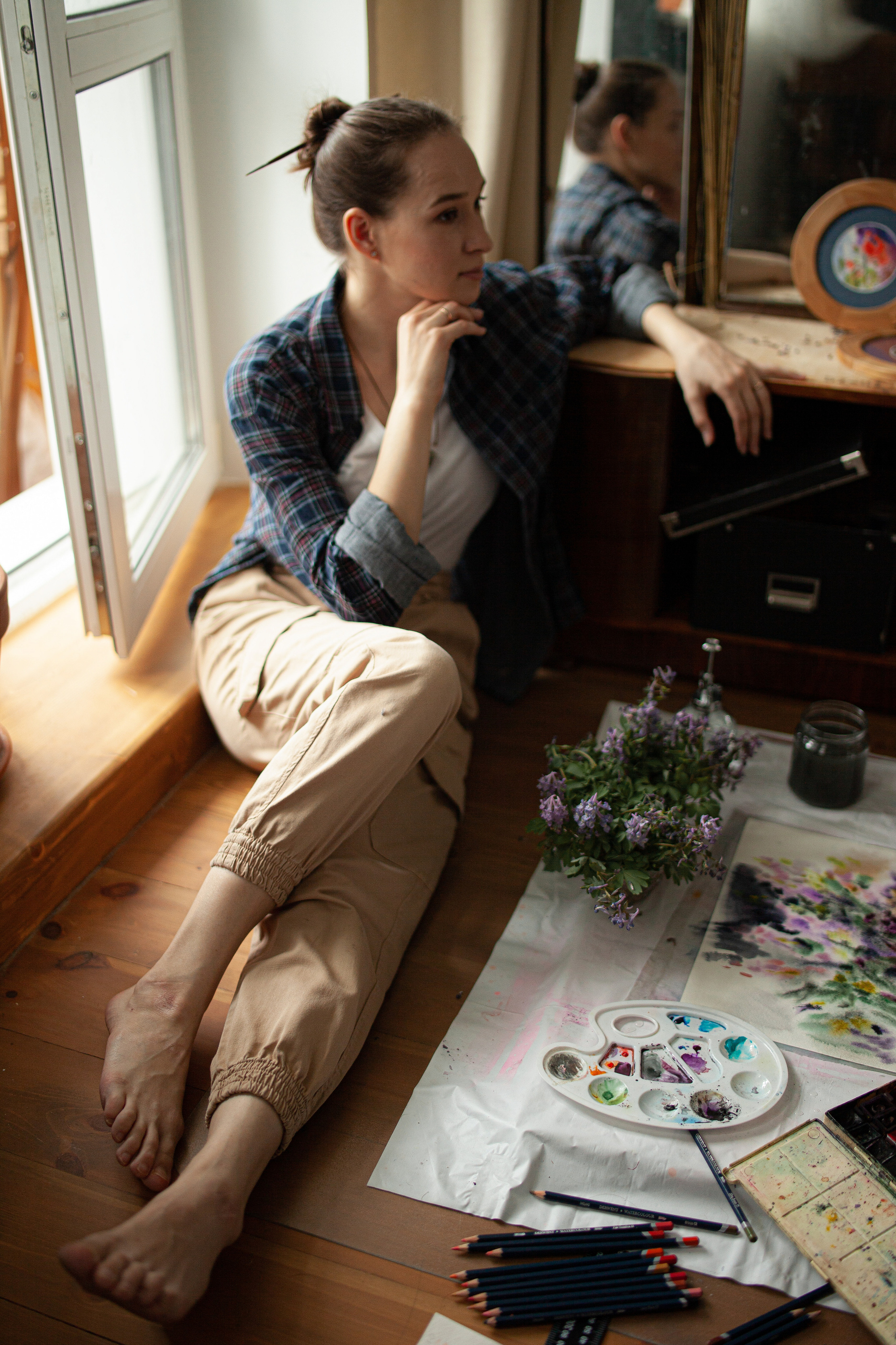 Съемка для художницы Киры Шилиной. Главная