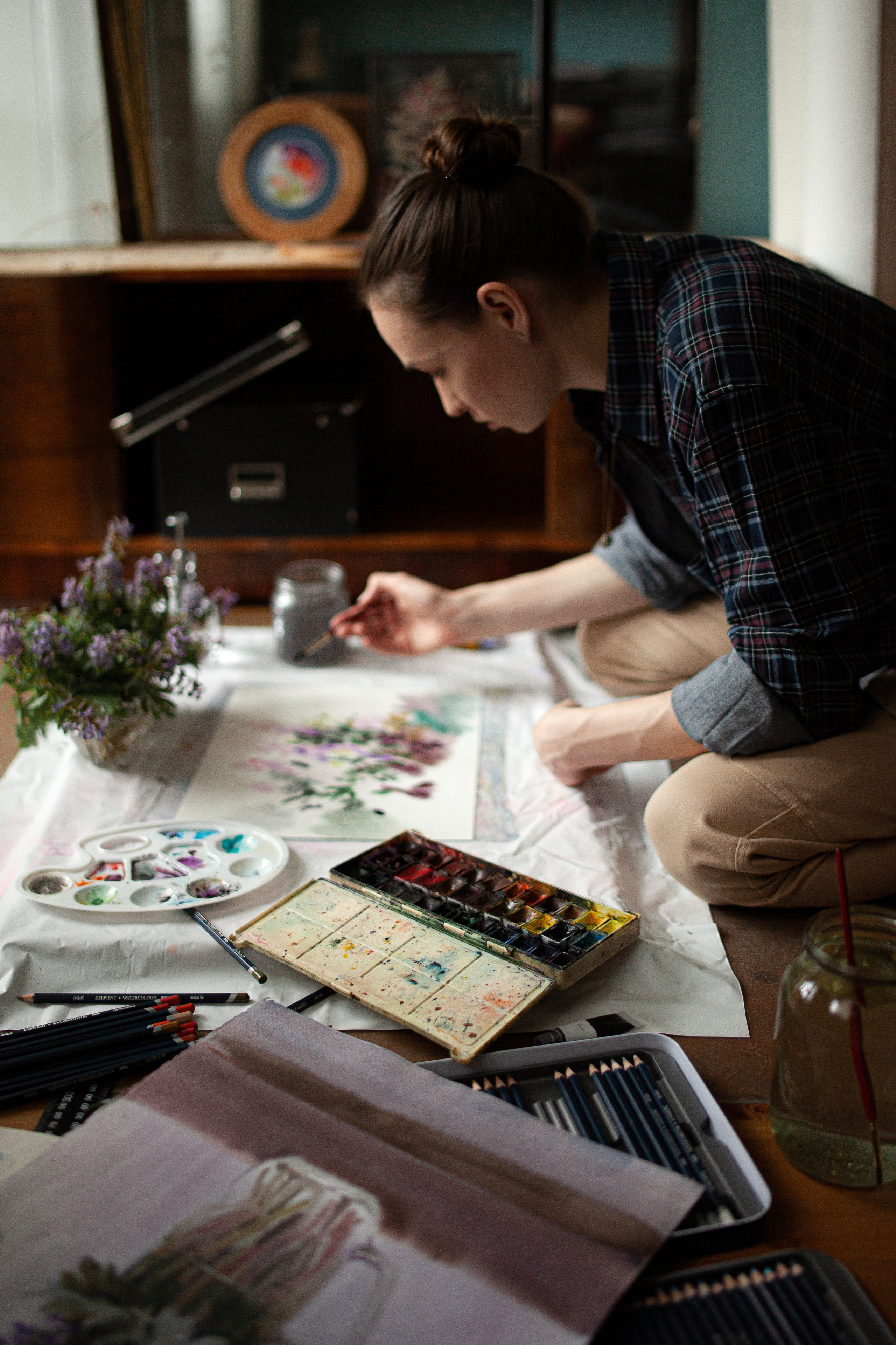 Съемка для художницы Киры Шилиной. Главная