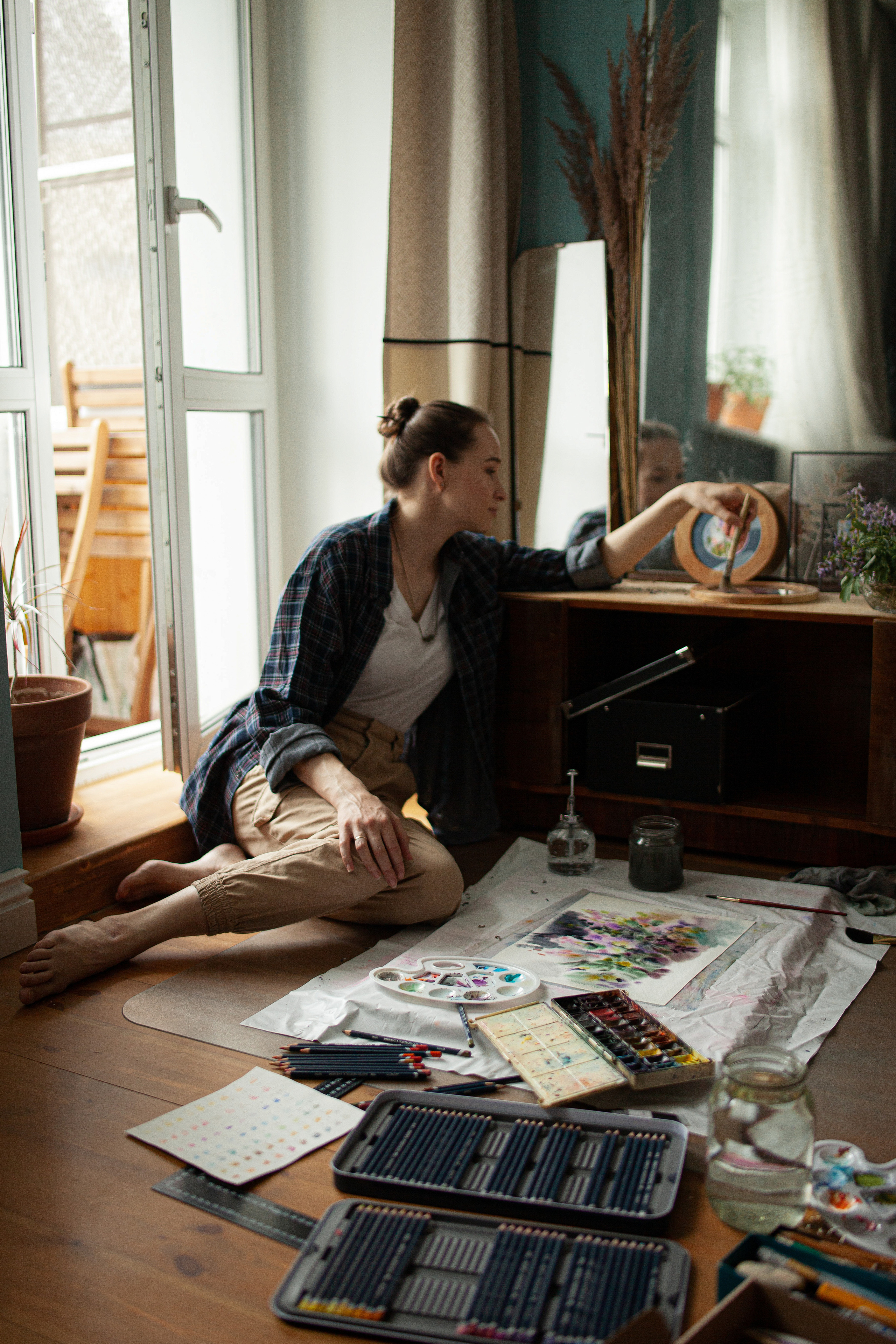 Съемка для художницы Киры Шилиной. Главная