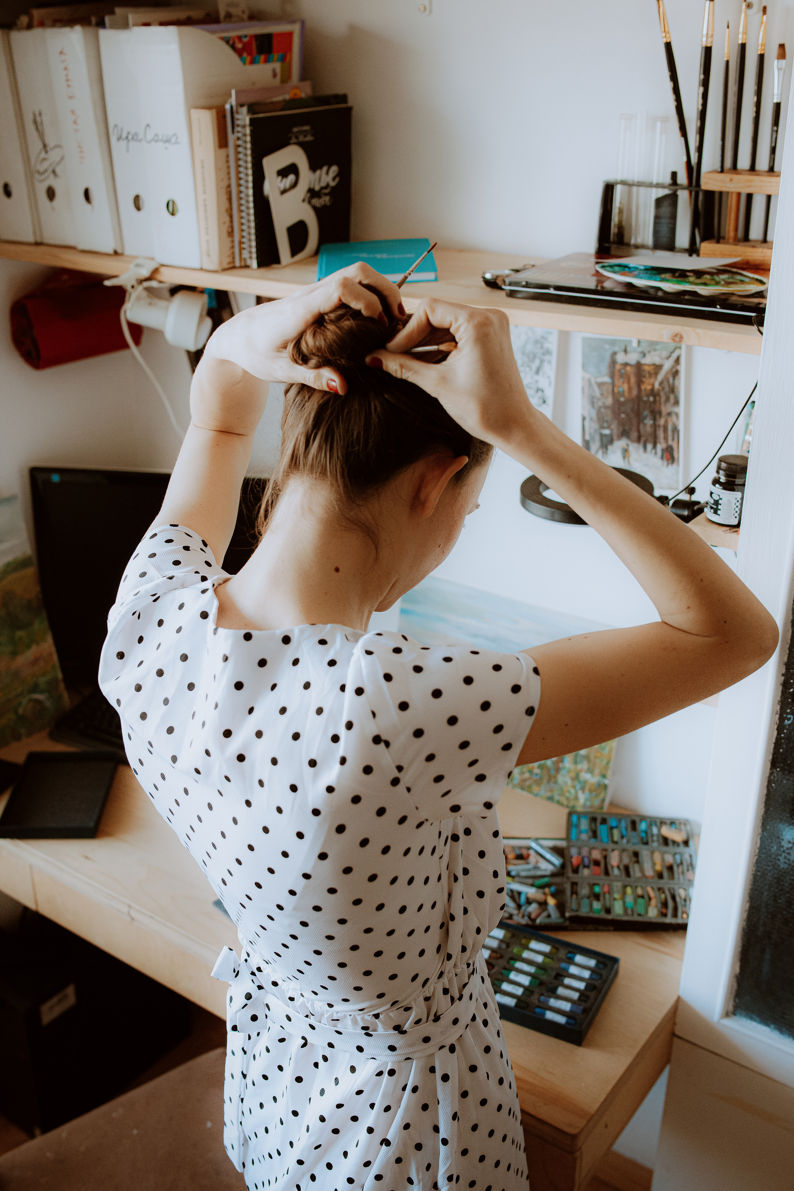 Съемка для художницы Юлии Рябовой. Главная