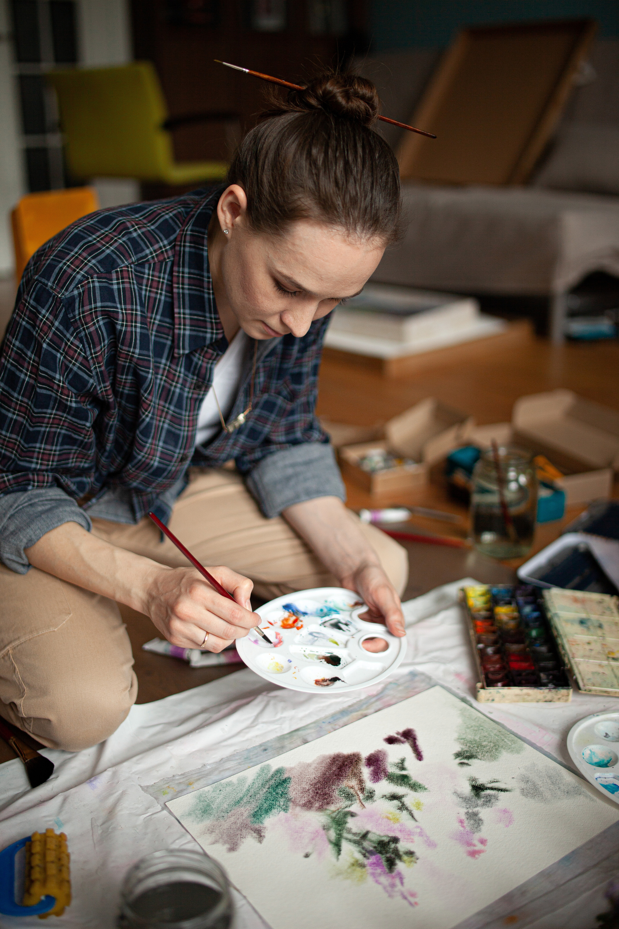 Съемка для художницы Киры Шилиной. Главная