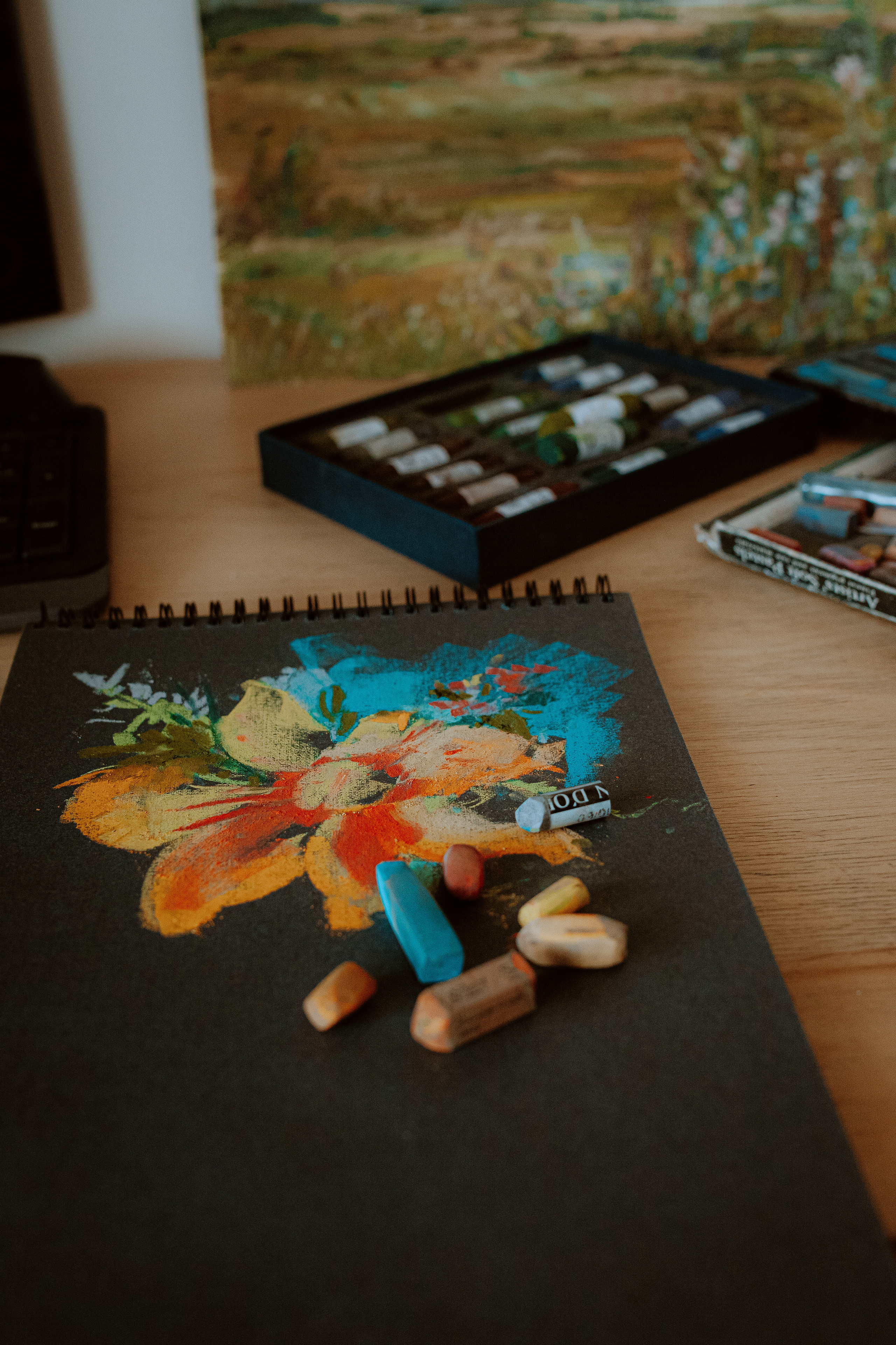 Съемка для художницы Юлии Рябовой. Главная