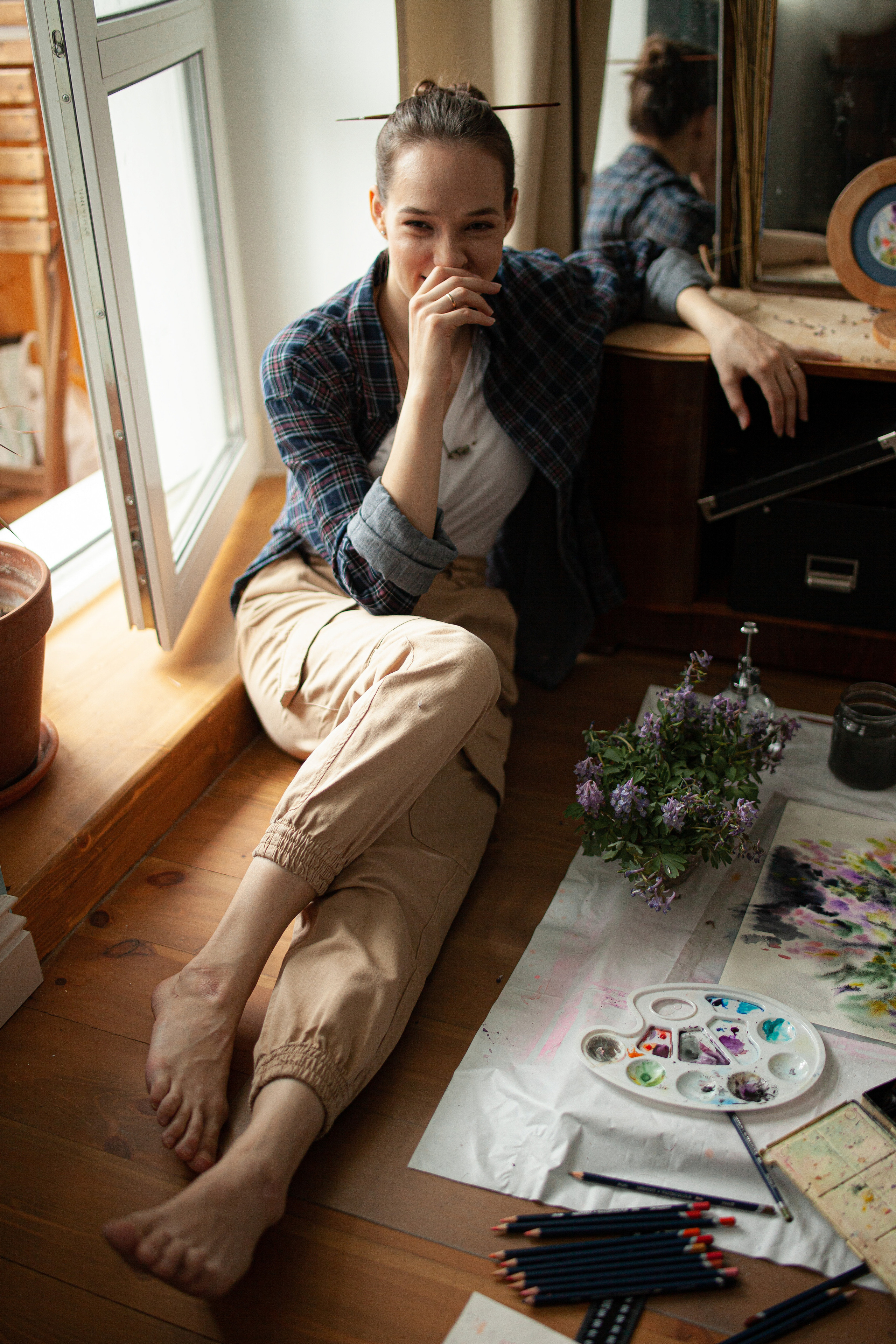 Съемка для художницы Киры Шилиной. Главная