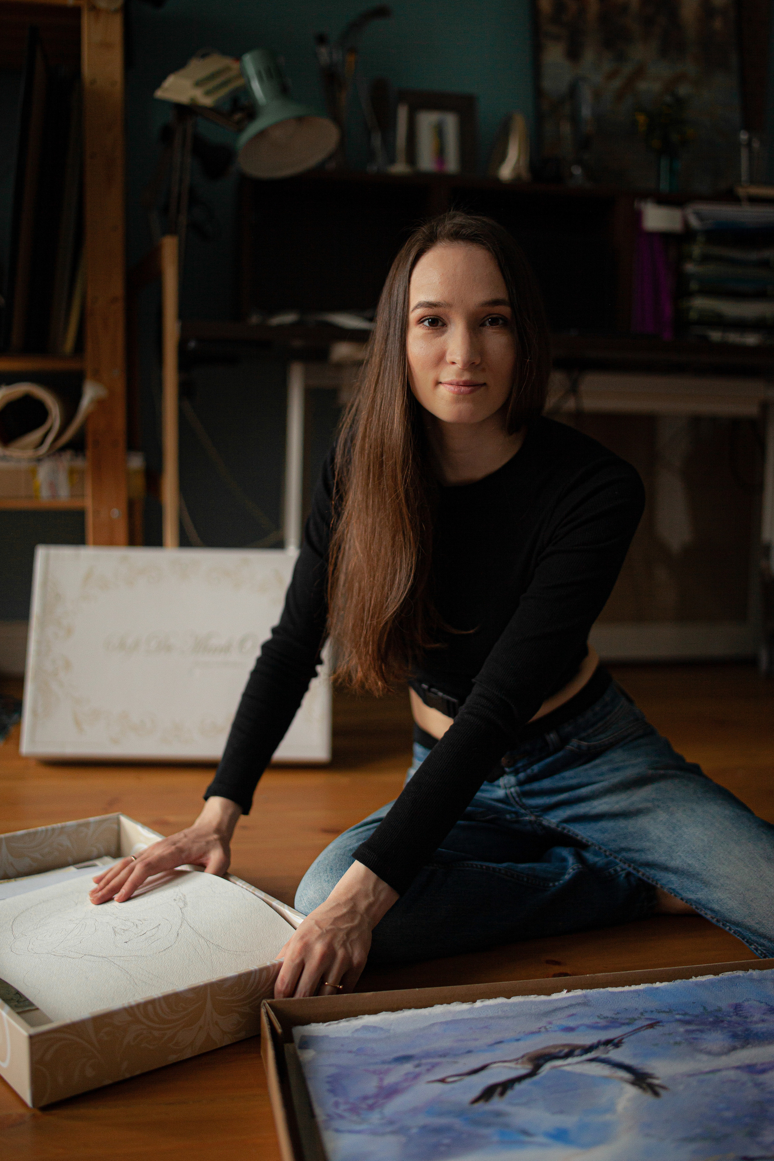 Съемка для художницы Киры Шилиной. Главная