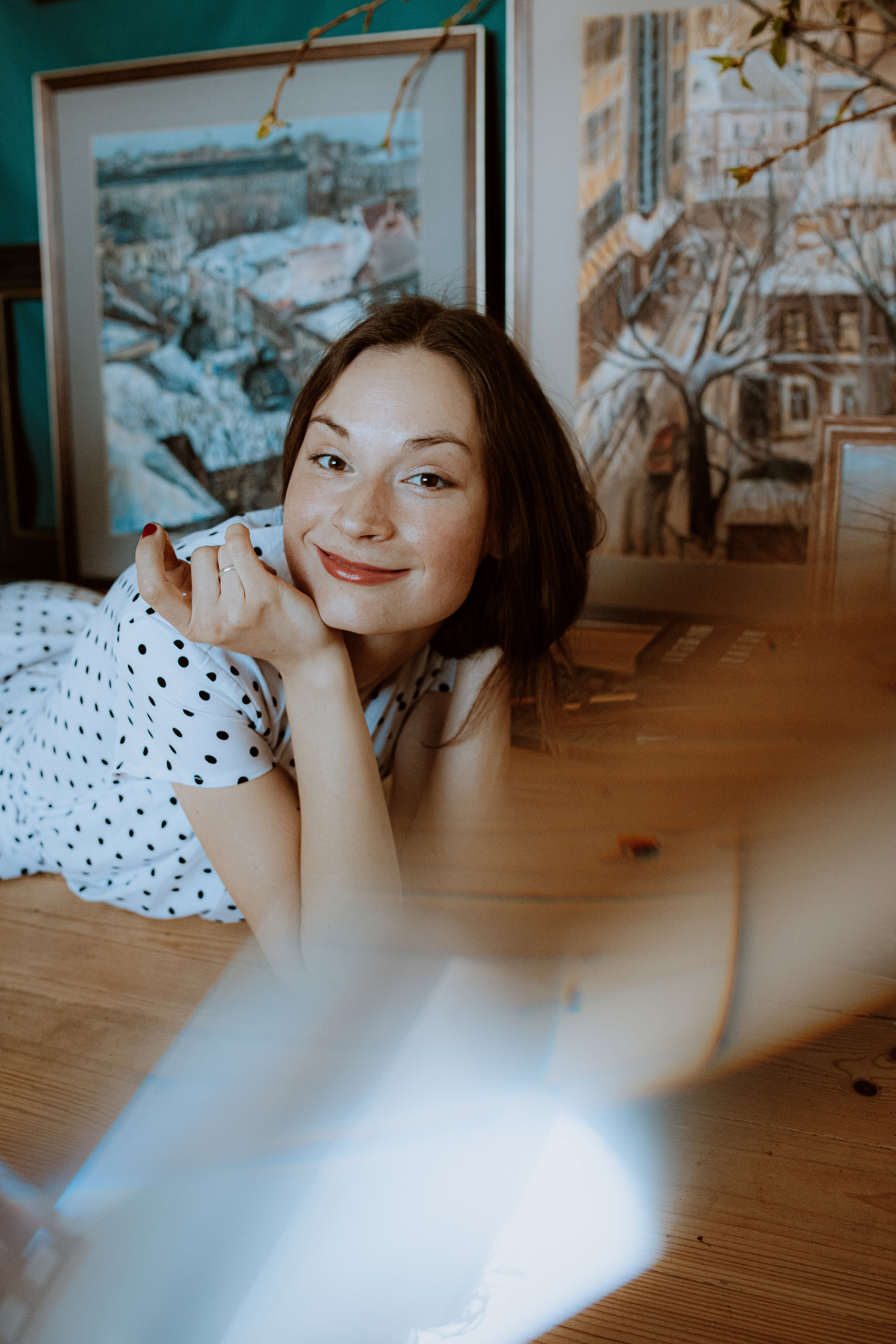 Съемка для художницы Юлии Рябовой. Главная