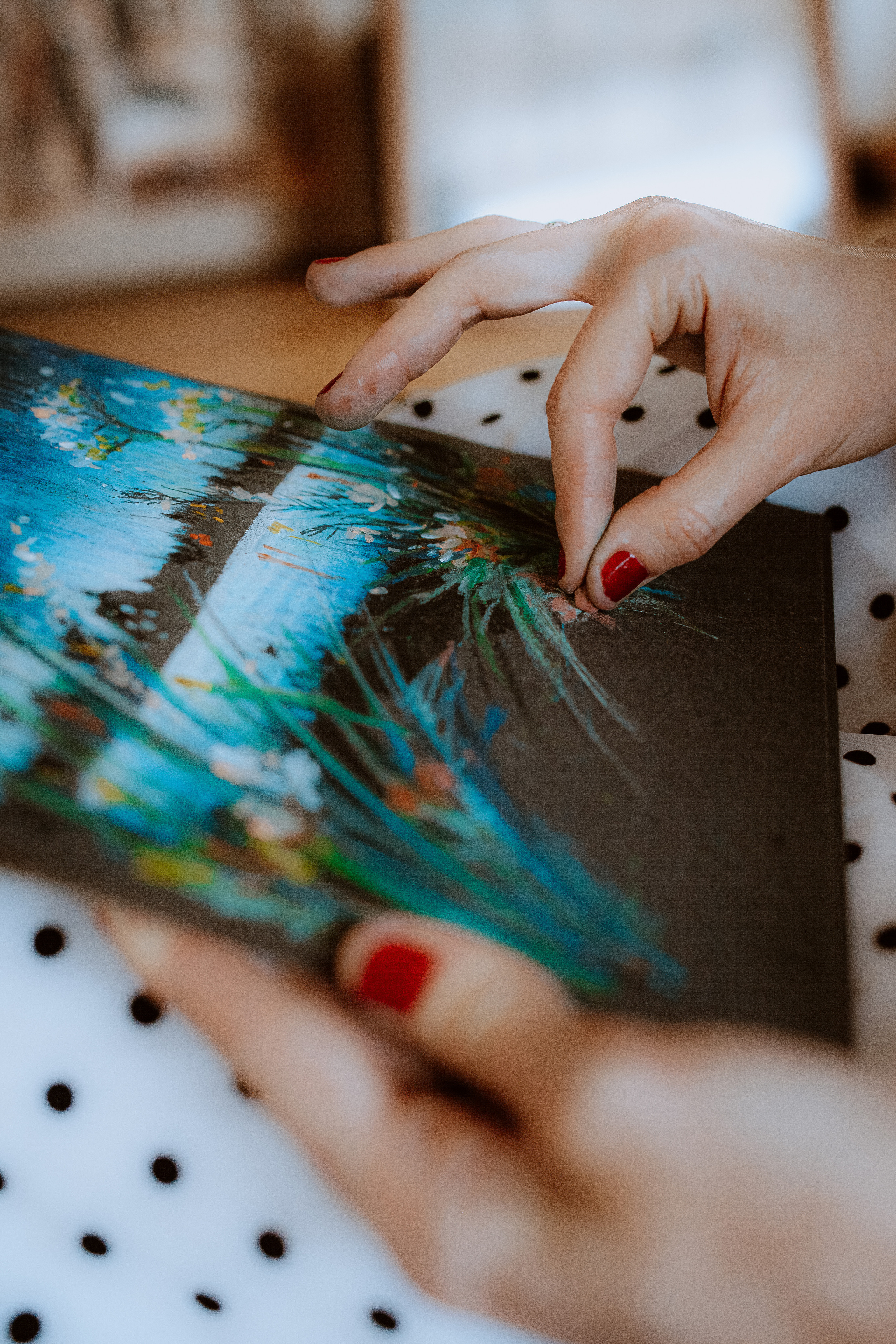 Съемка для художницы Юлии Рябовой. Главная