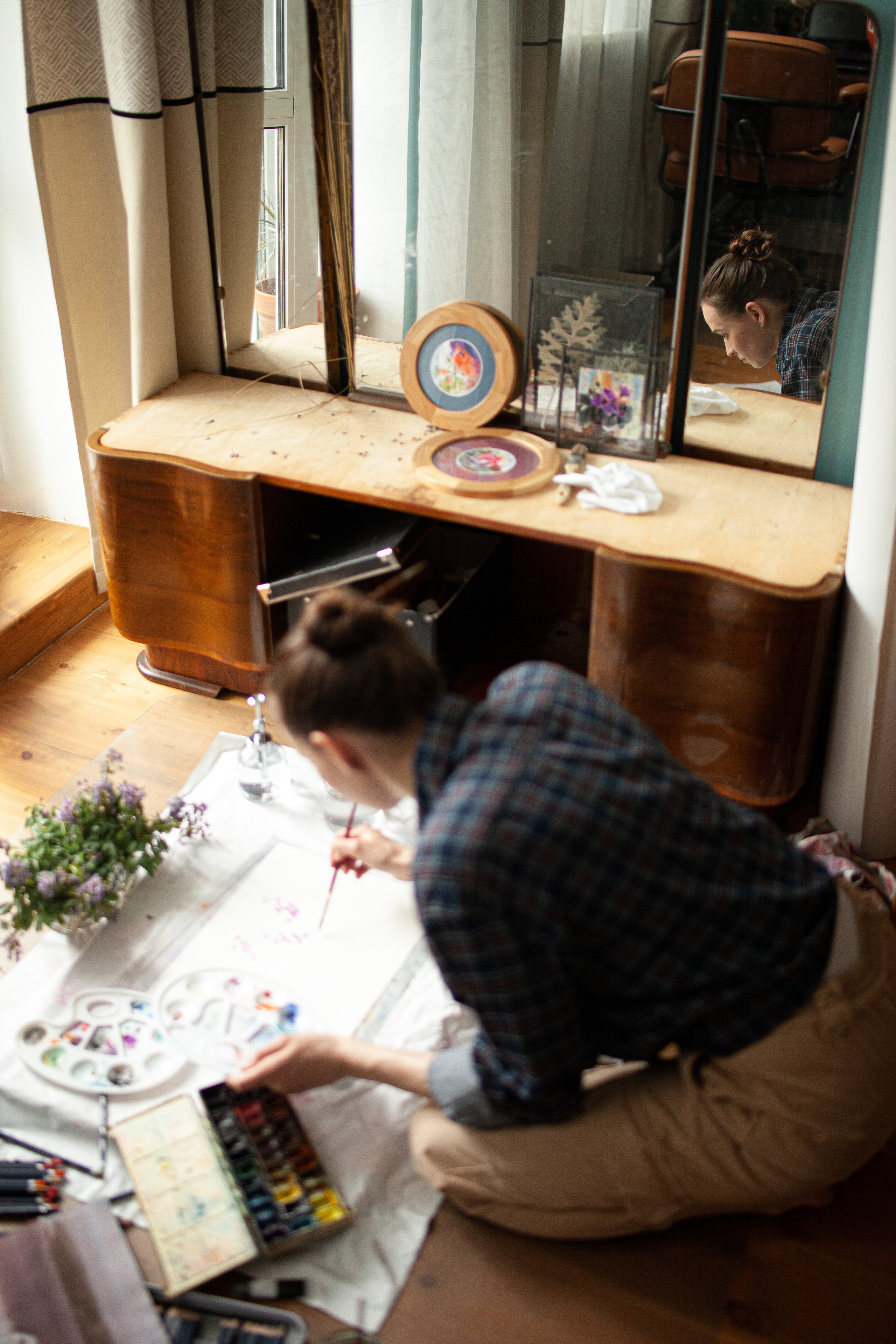 Съемка для художницы Киры Шилиной. Главная