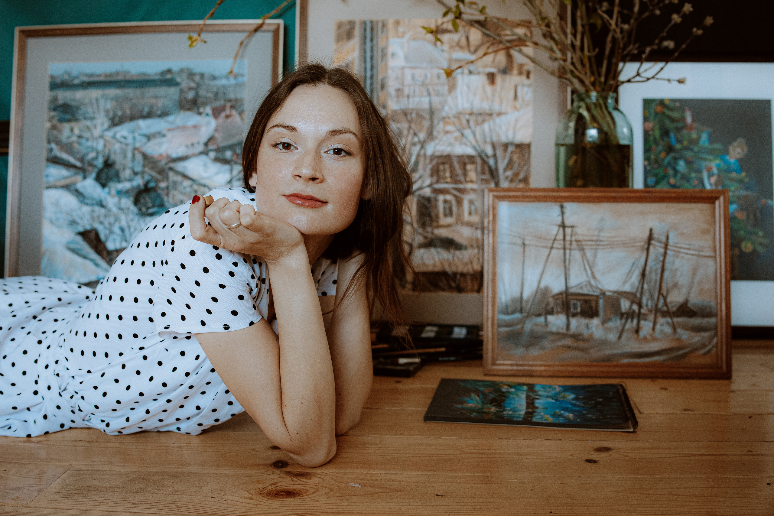 Съемка для художницы Юлии Рябовой. Главная