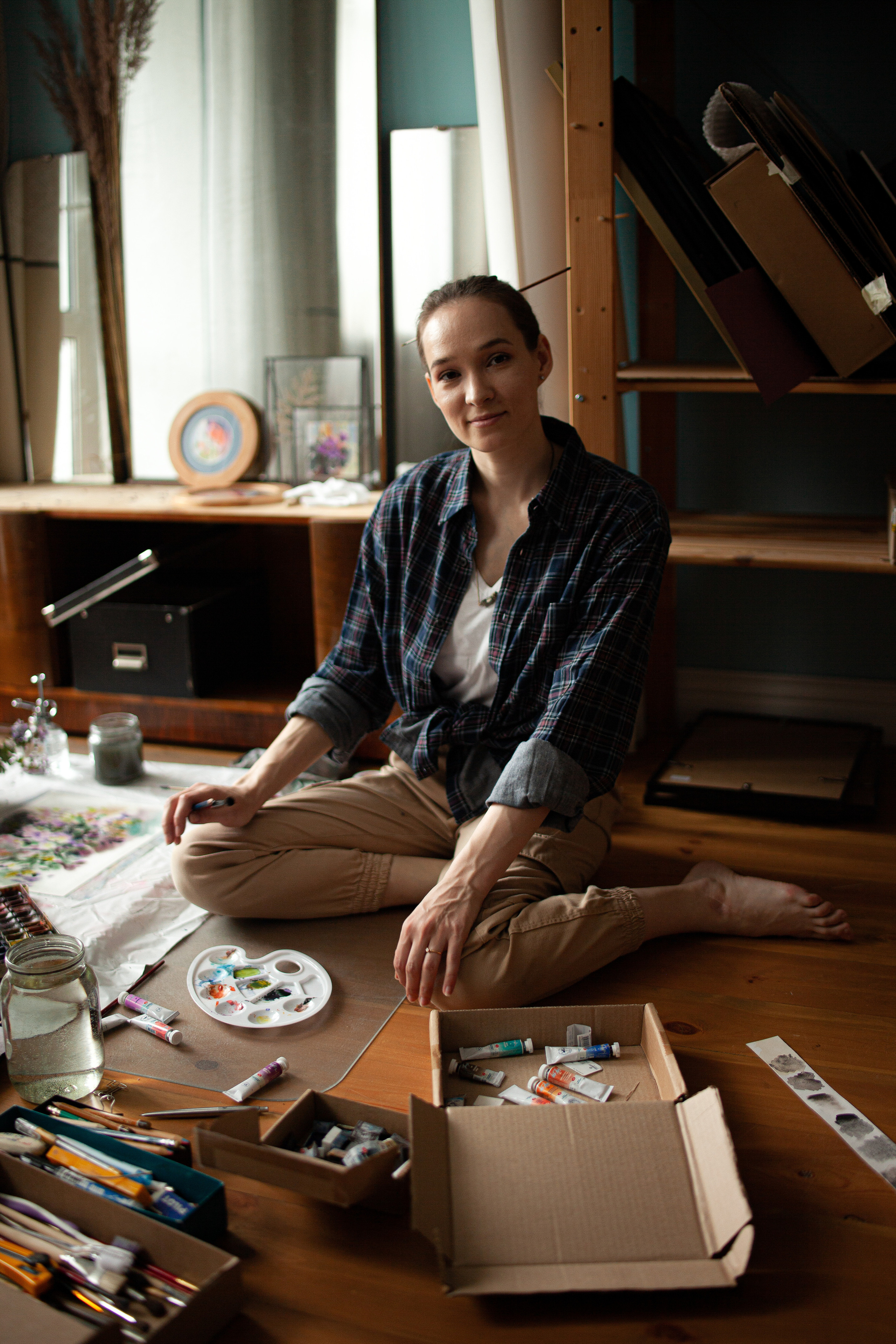 Съемка для художницы Киры Шилиной. Главная