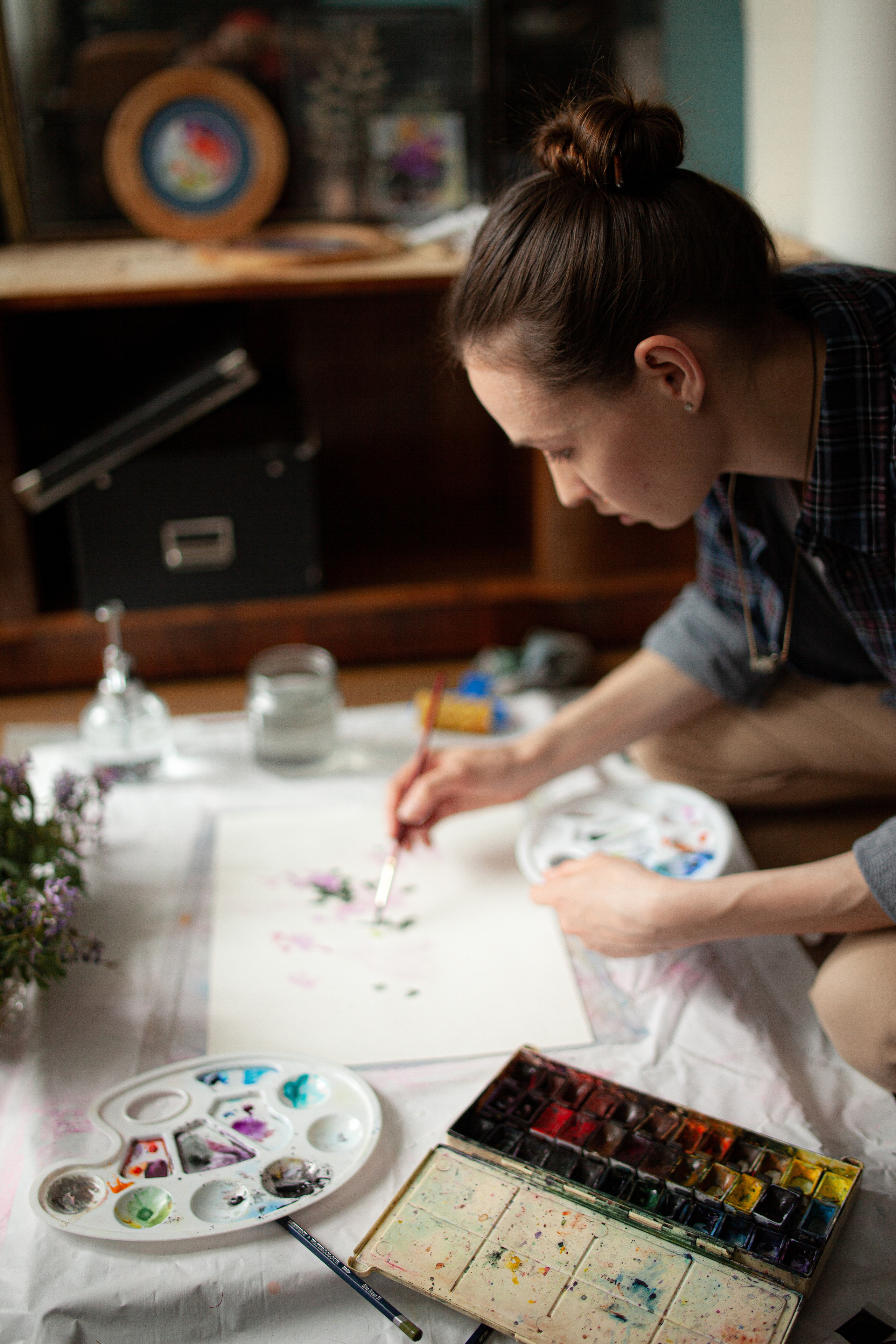 Съемка для художницы Киры Шилиной. Главная