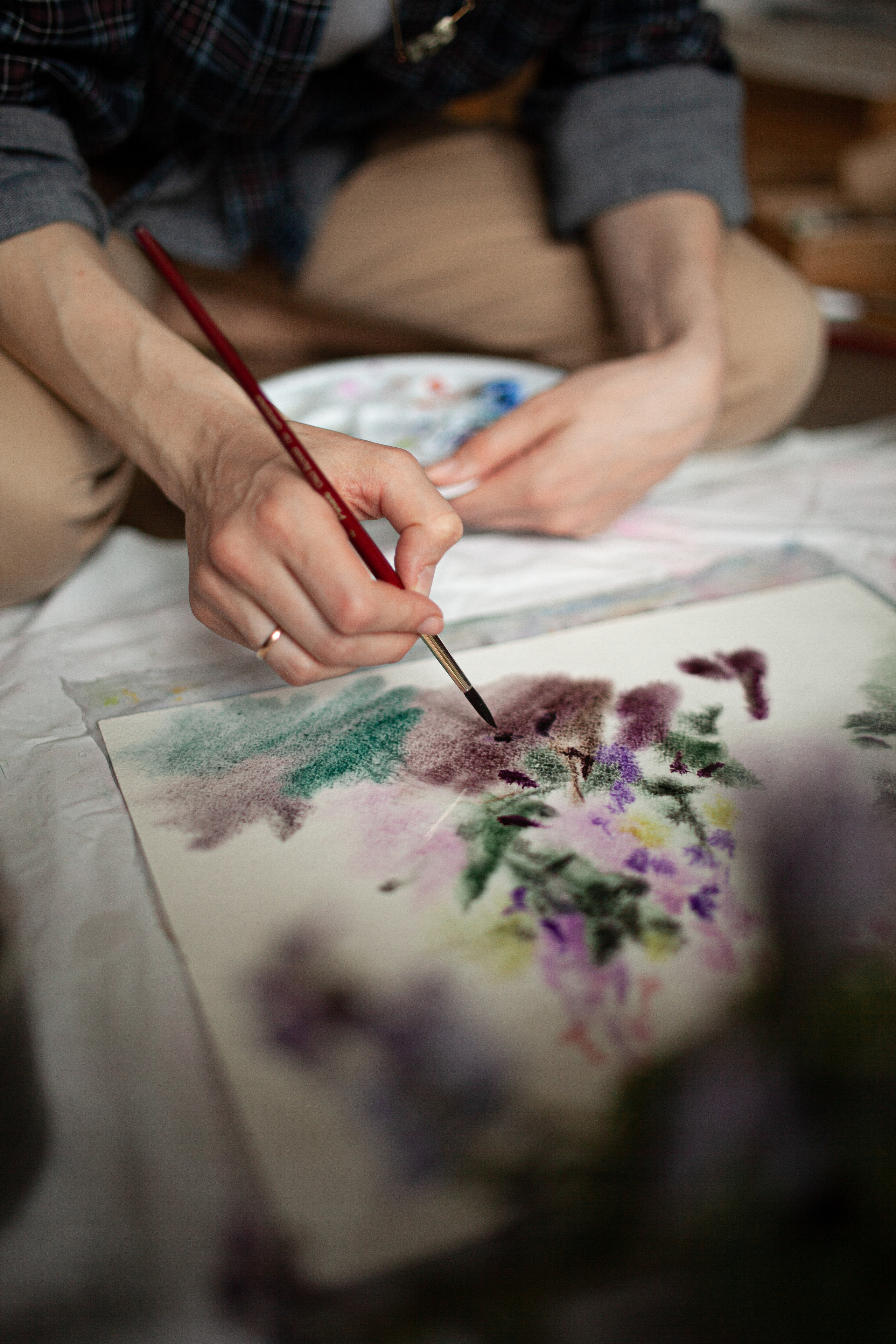 Съемка для художницы Киры Шилиной. Главная