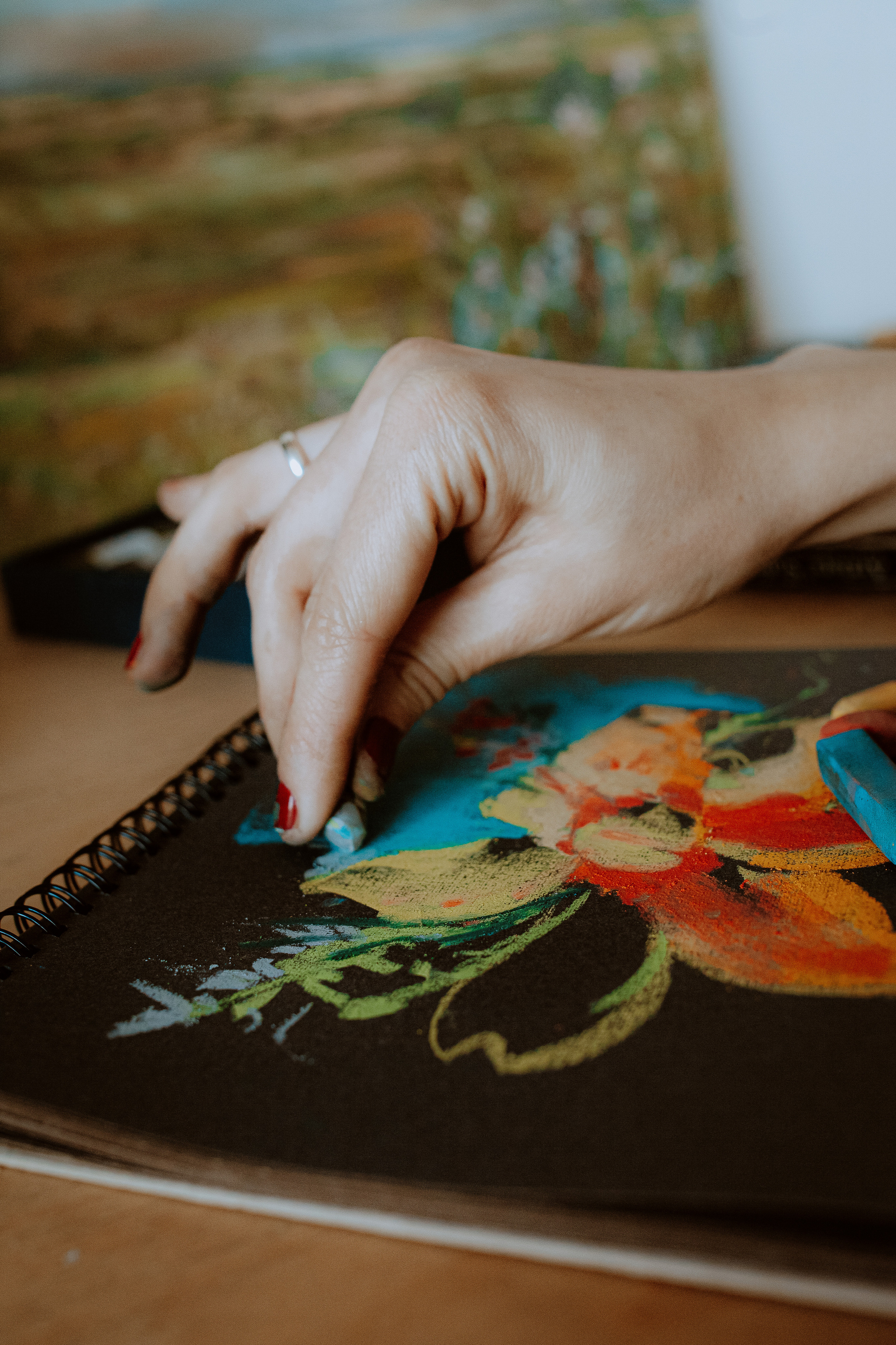 Съемка для художницы Юлии Рябовой. Главная