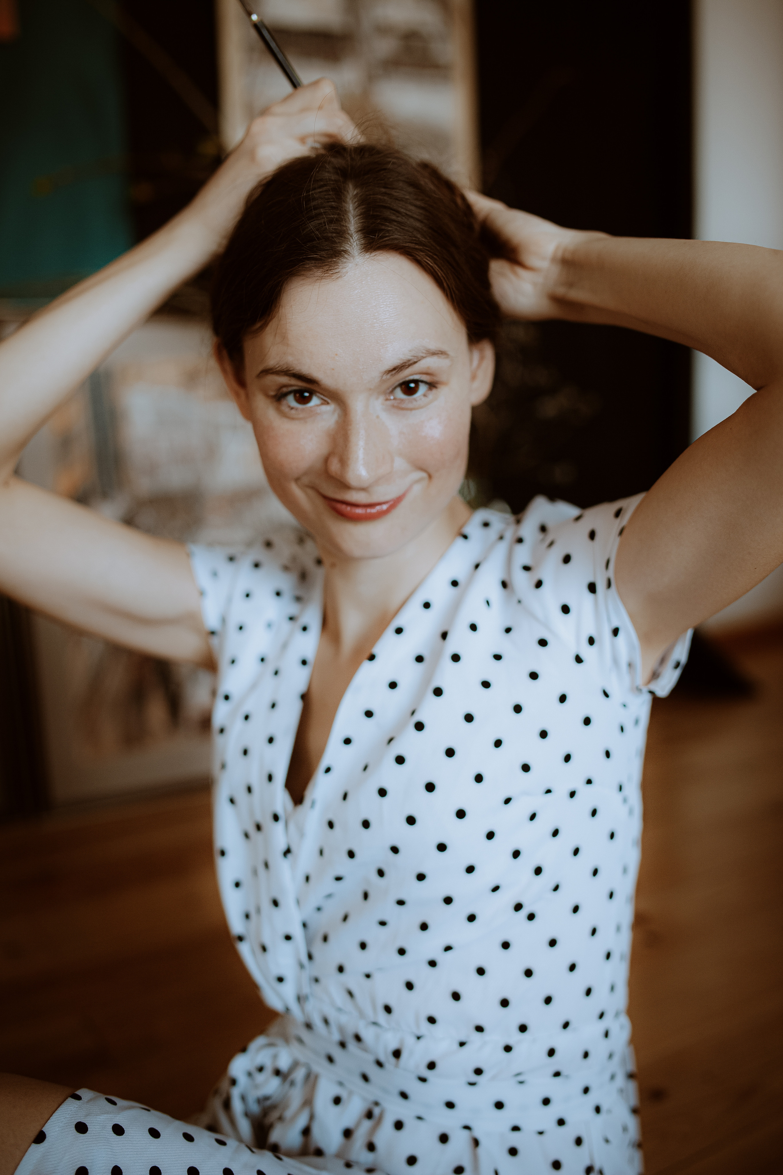 Съемка для художницы Юлии Рябовой. Главная