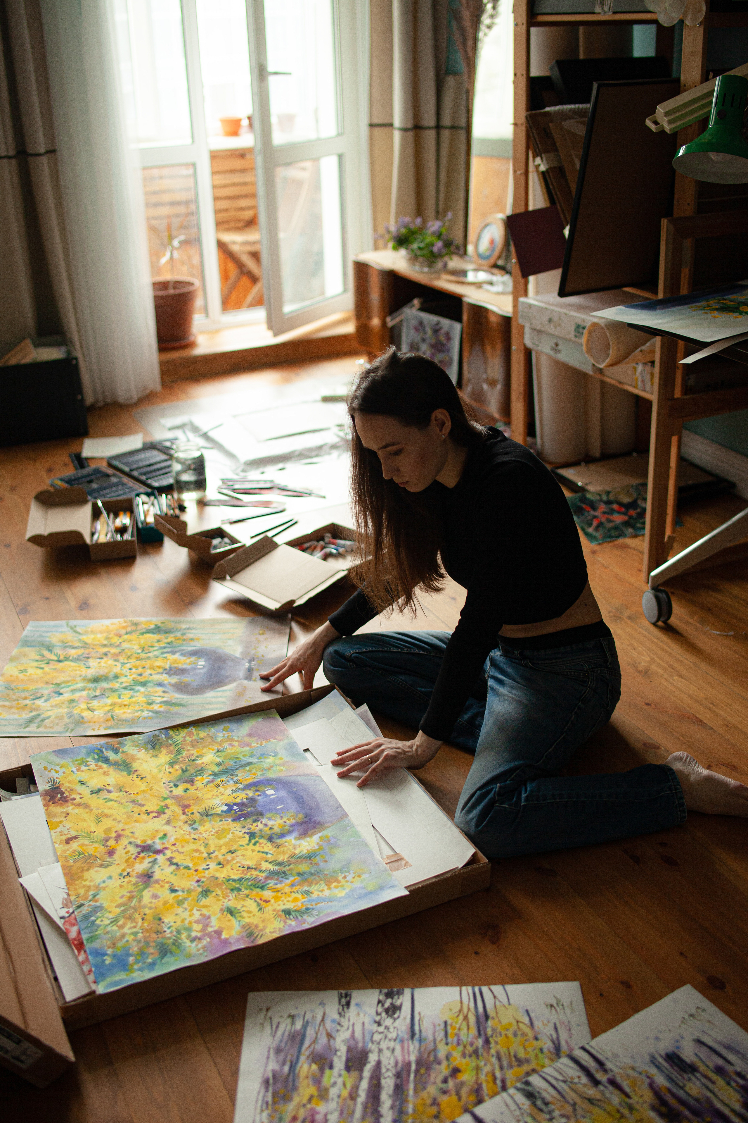 Съемка для художницы Киры Шилиной. Главная