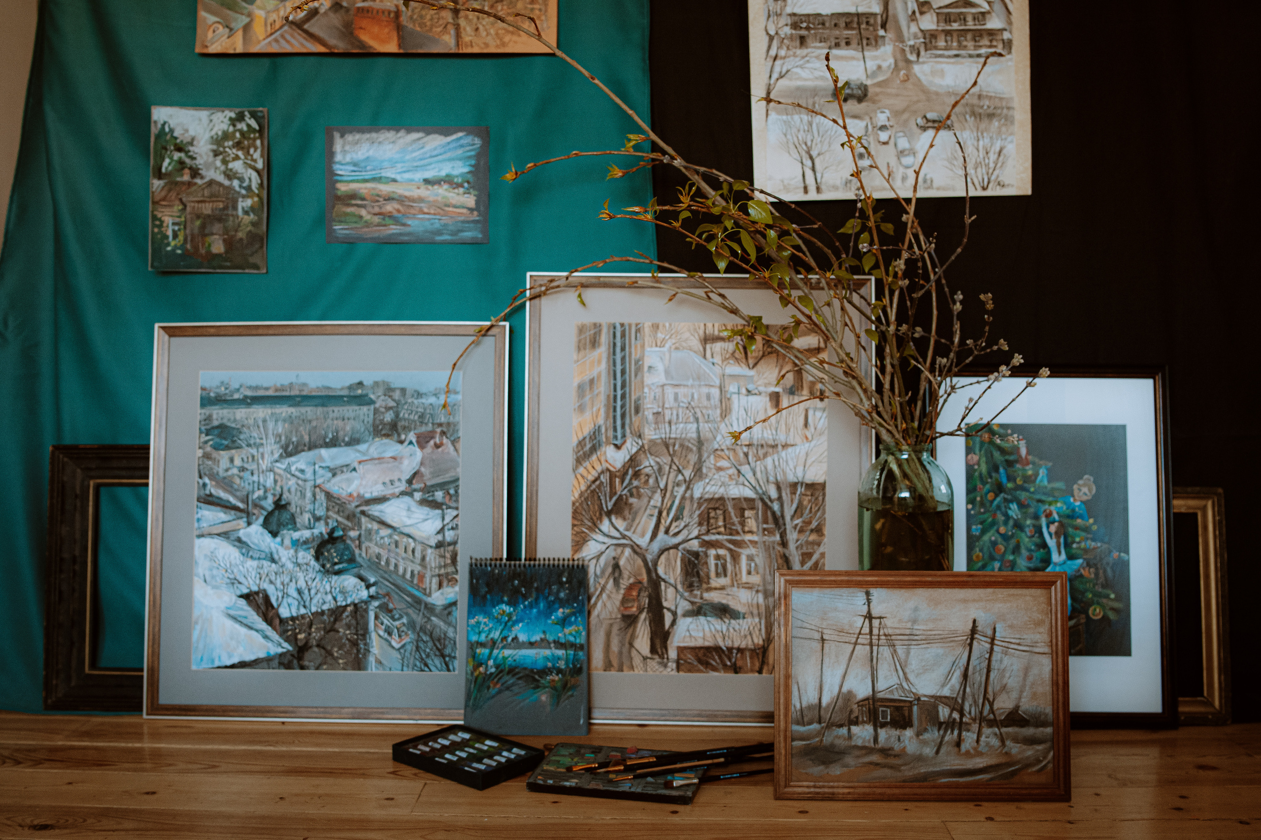 Съемка для художницы Юлии Рябовой. Главная