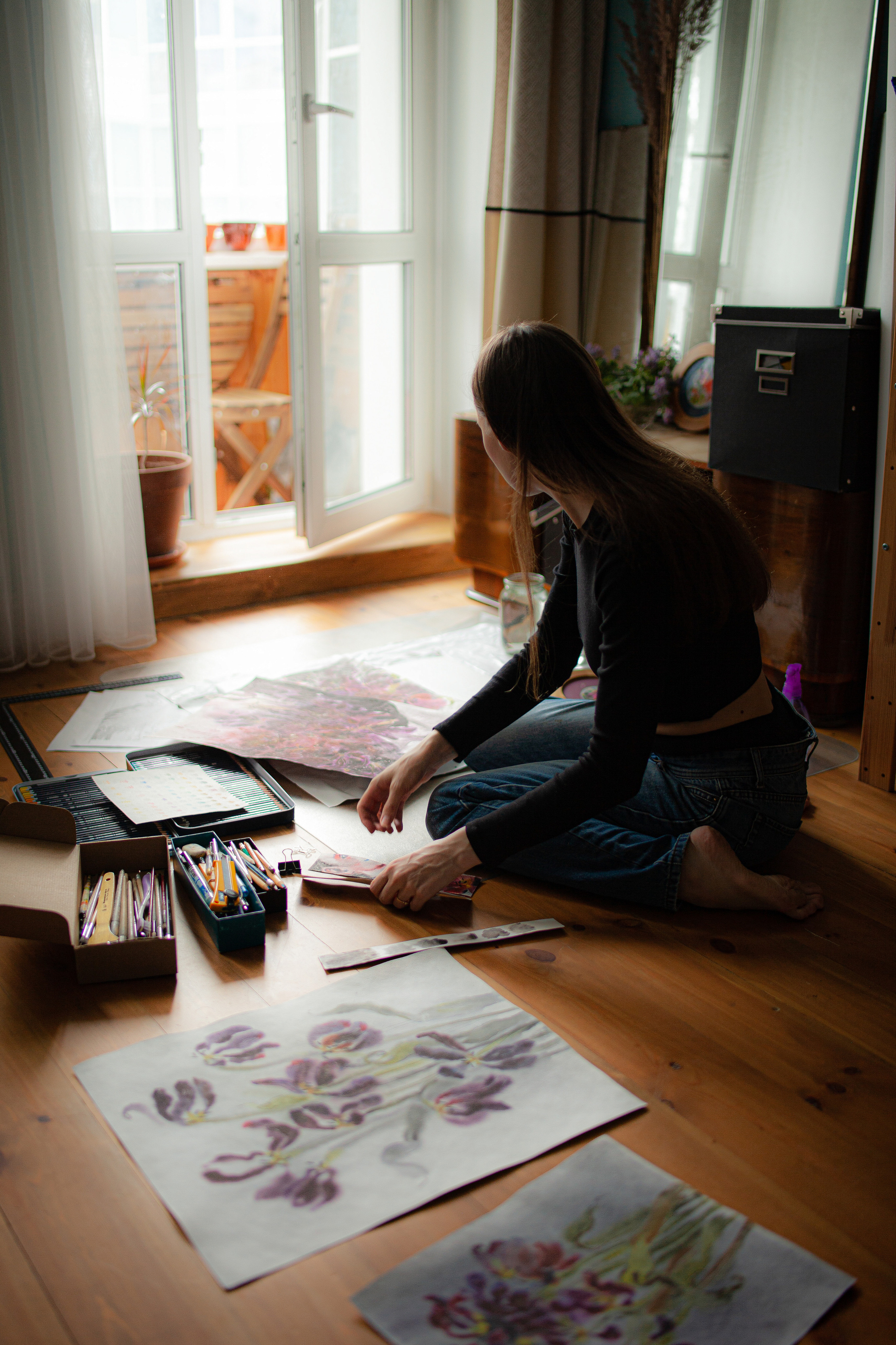 Съемка для художницы Киры Шилиной. Главная