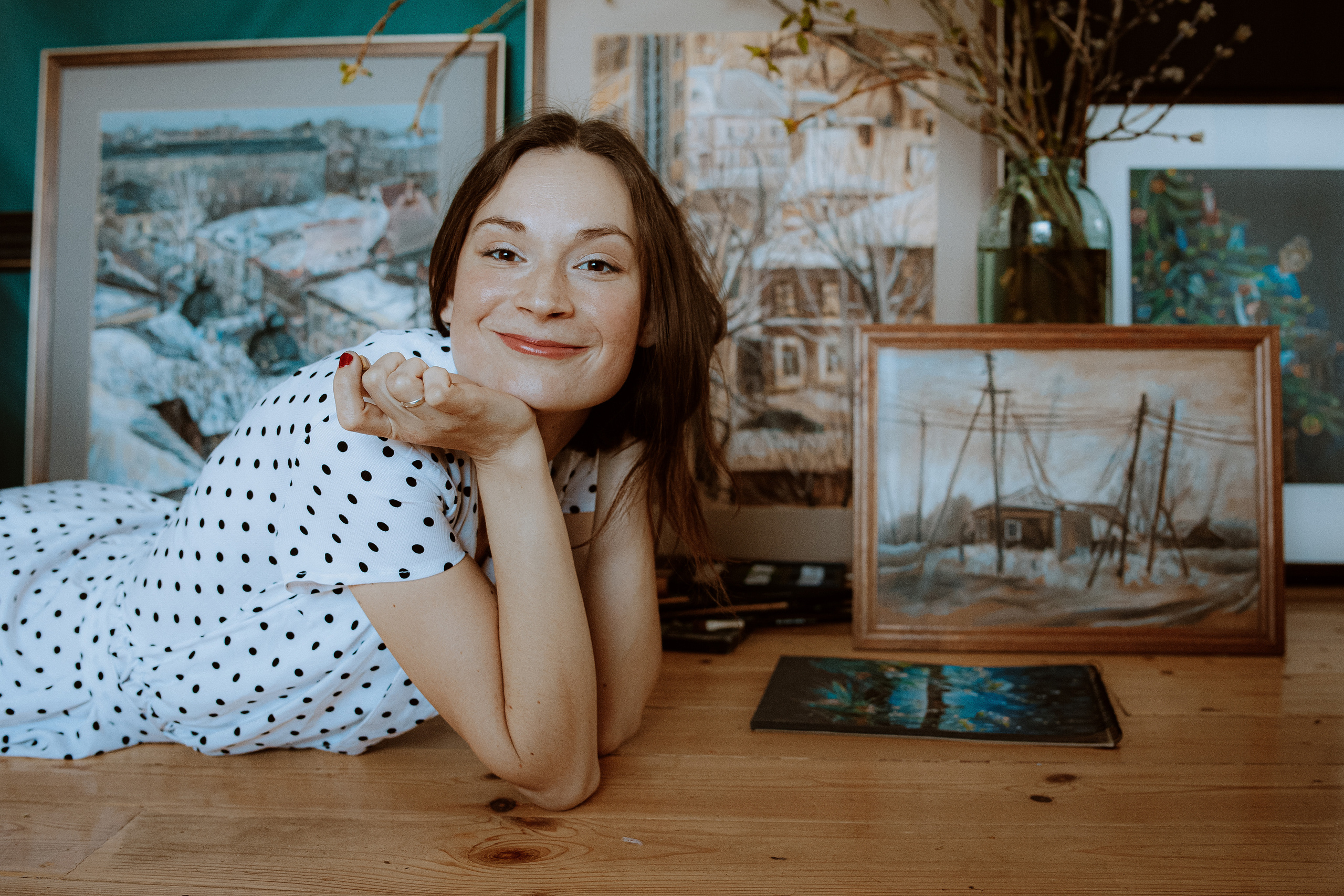 Съемка для художницы Юлии Рябовой. Главная