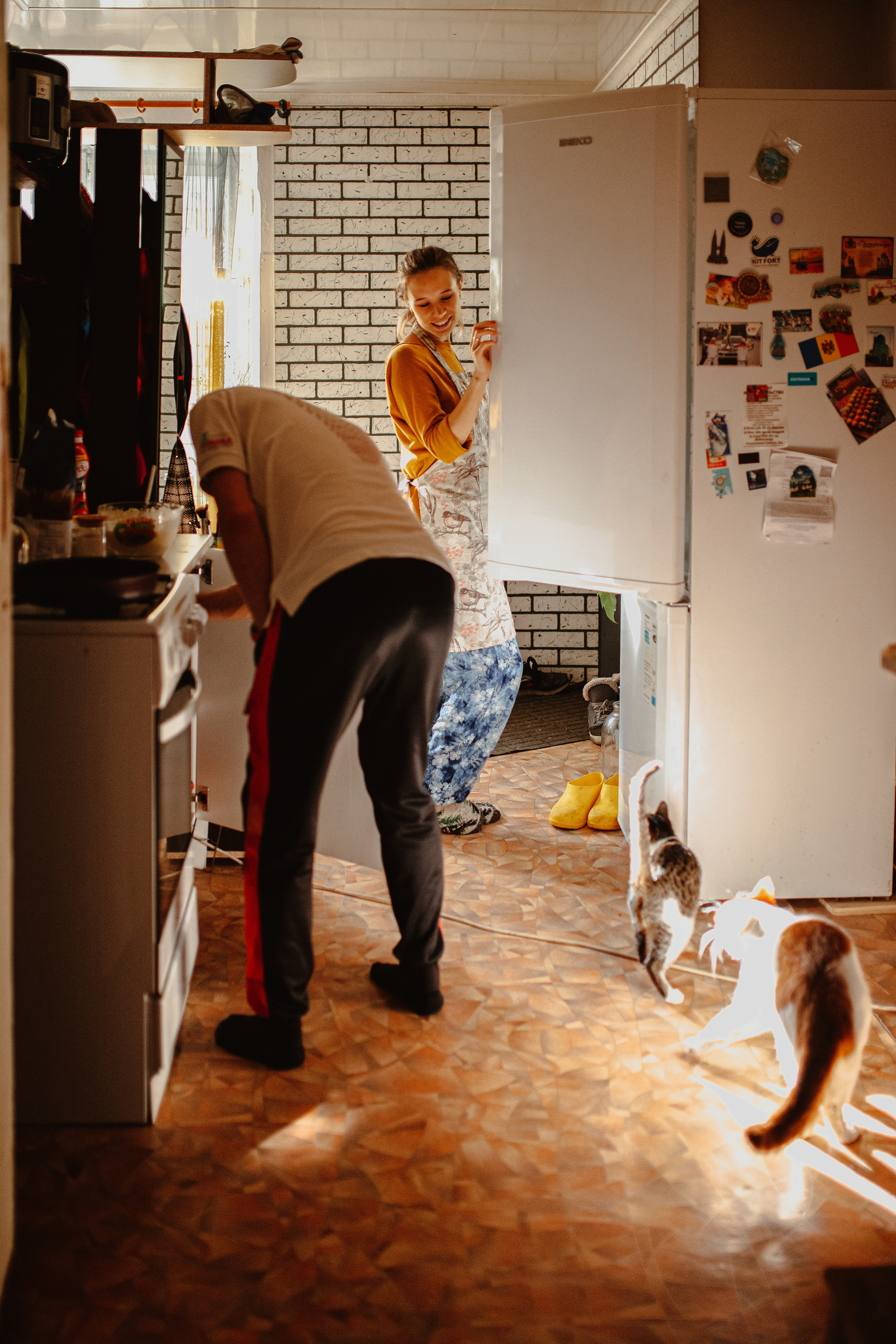 Дмитрий, Александра и Кира. Главная