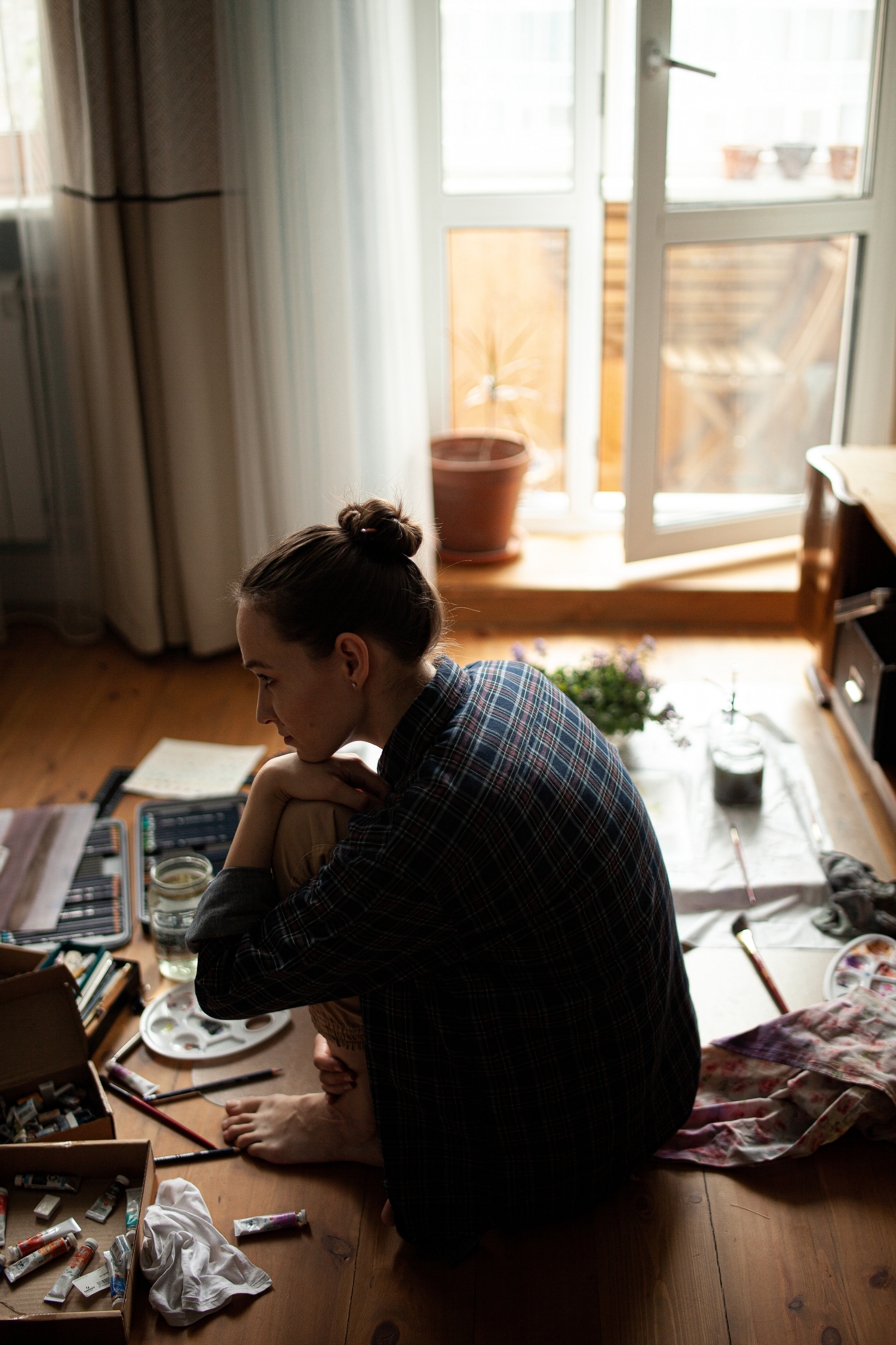 Съемка для художницы Киры Шилиной. Главная