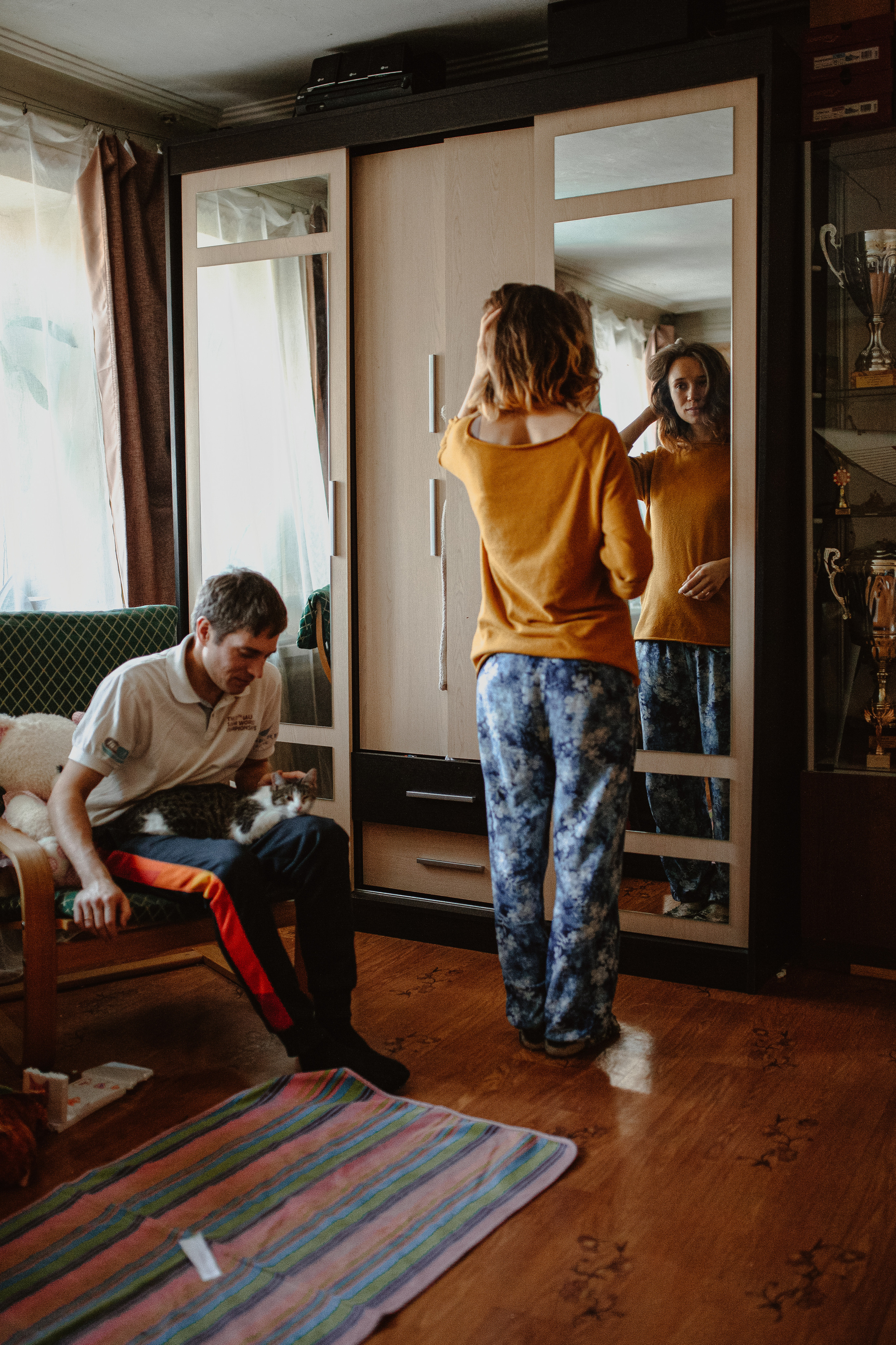 Дмитрий, Александра и Кира. Главная