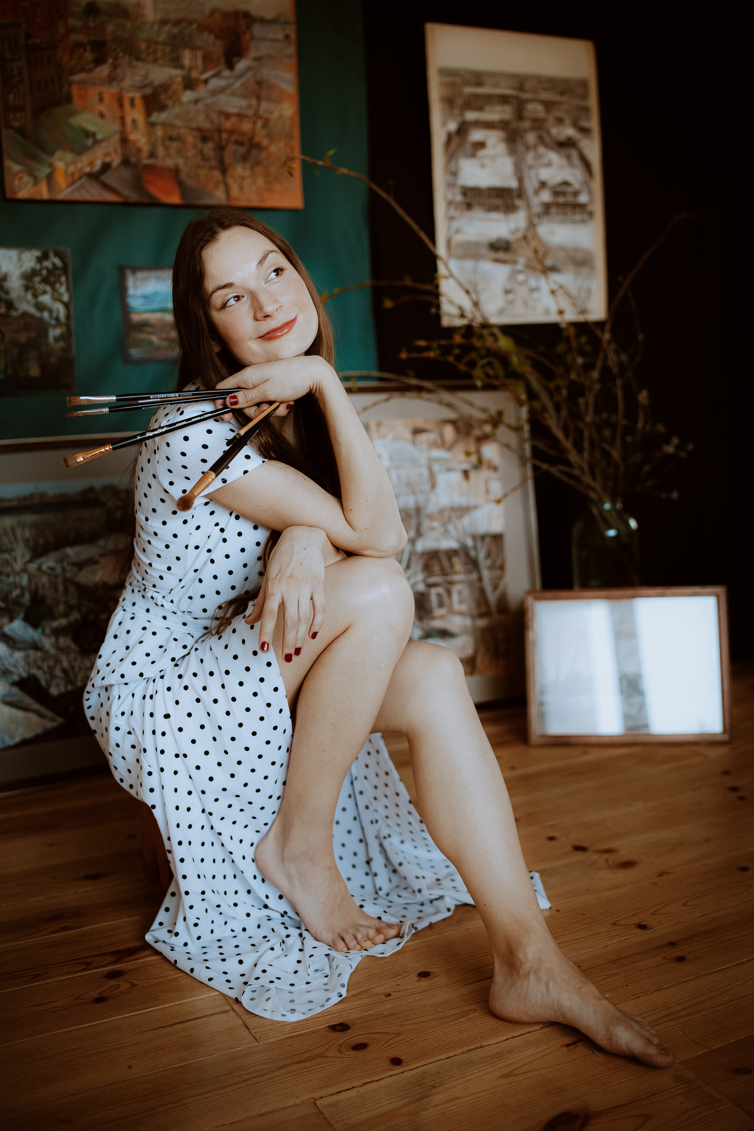 Съемка для художницы Юлии Рябовой. Главная