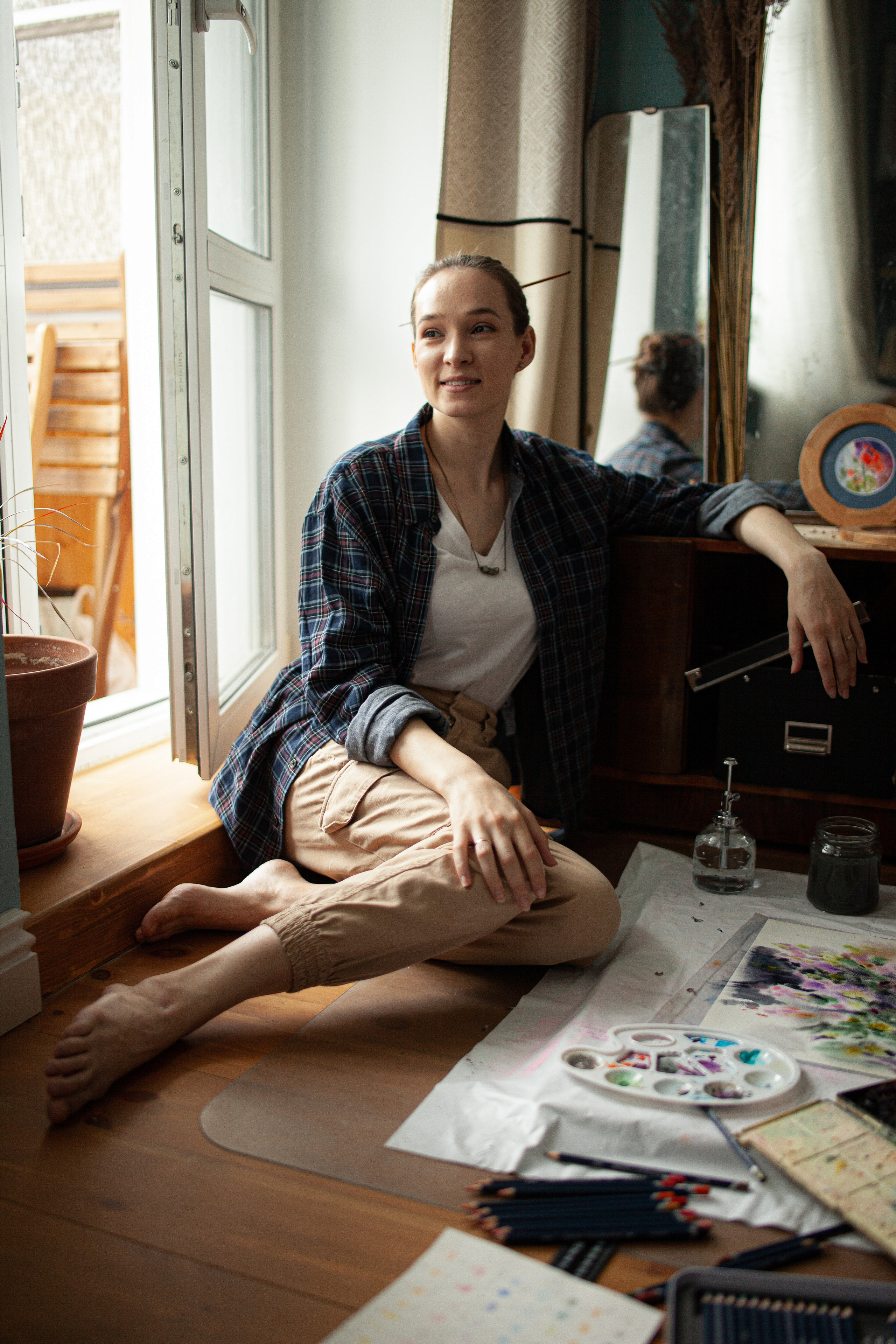 Съемка для художницы Киры Шилиной. Главная