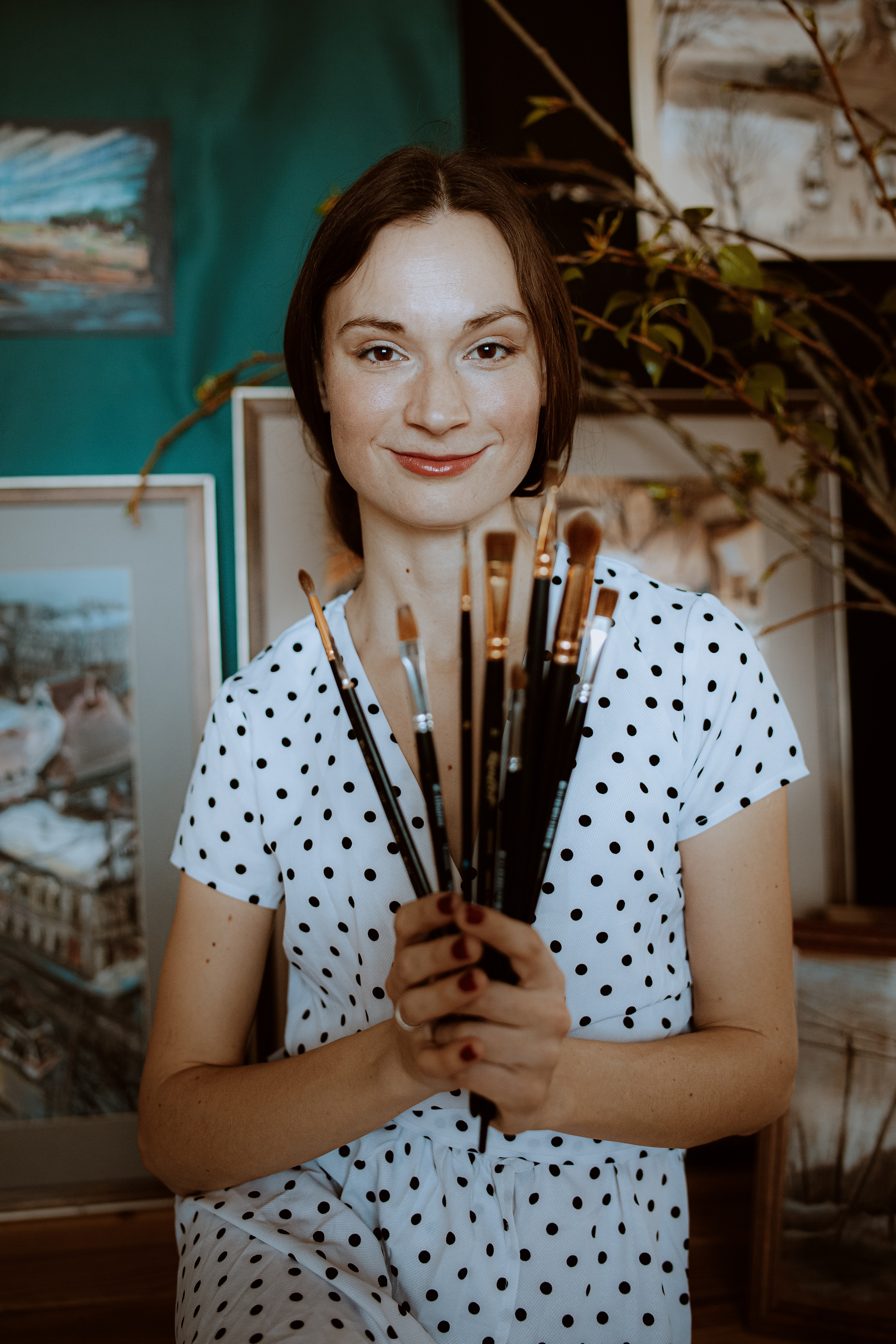 Съемка для художницы Юлии Рябовой. Главная