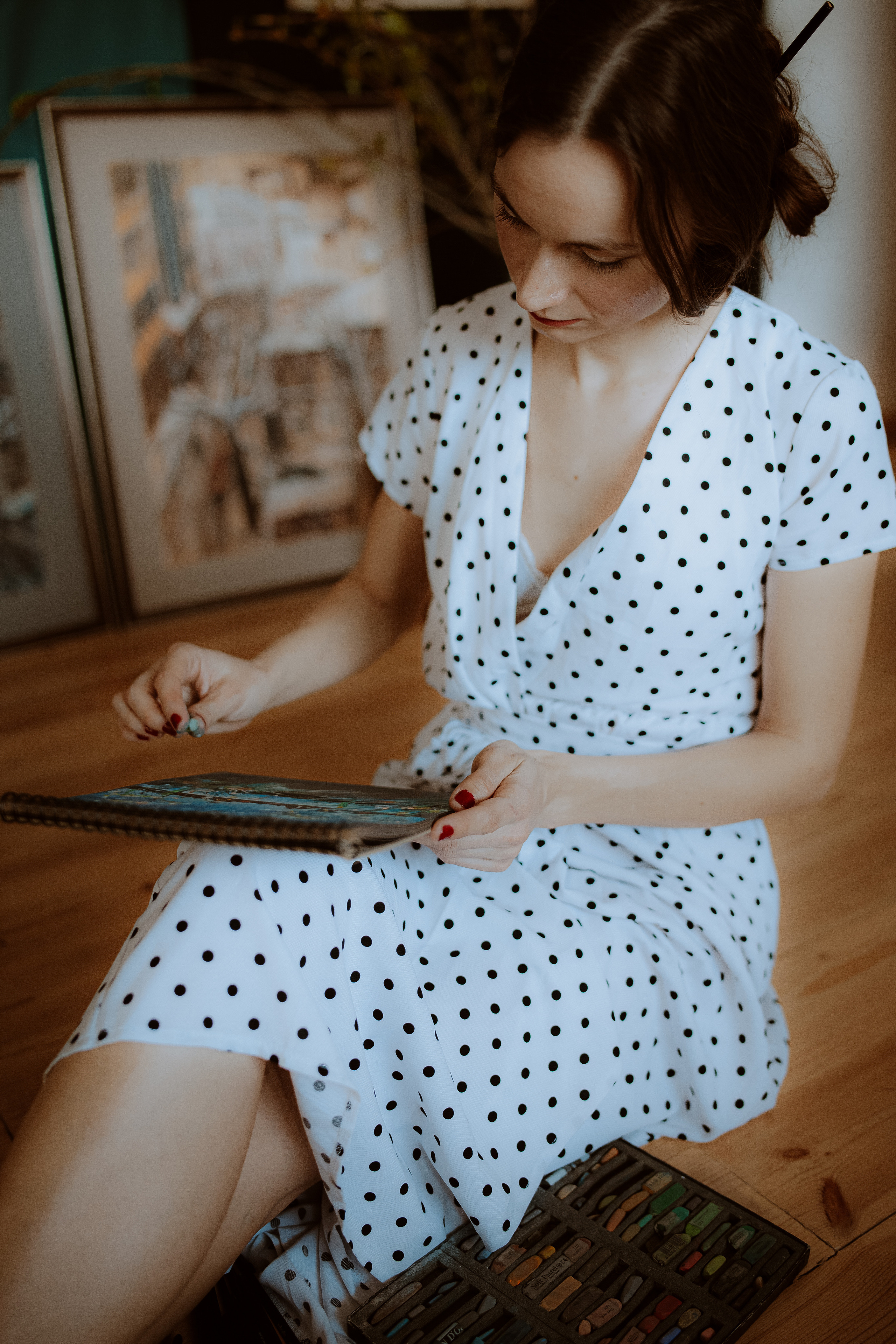 Съемка для художницы Юлии Рябовой. Главная