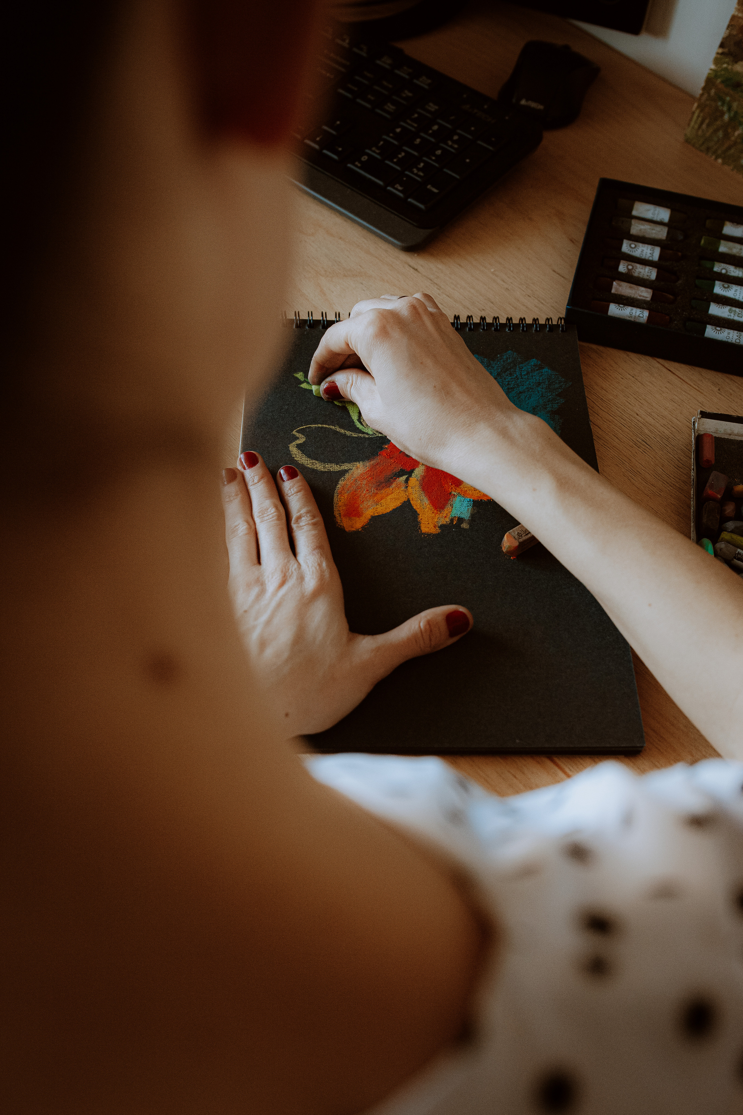 Съемка для художницы Юлии Рябовой. Главная