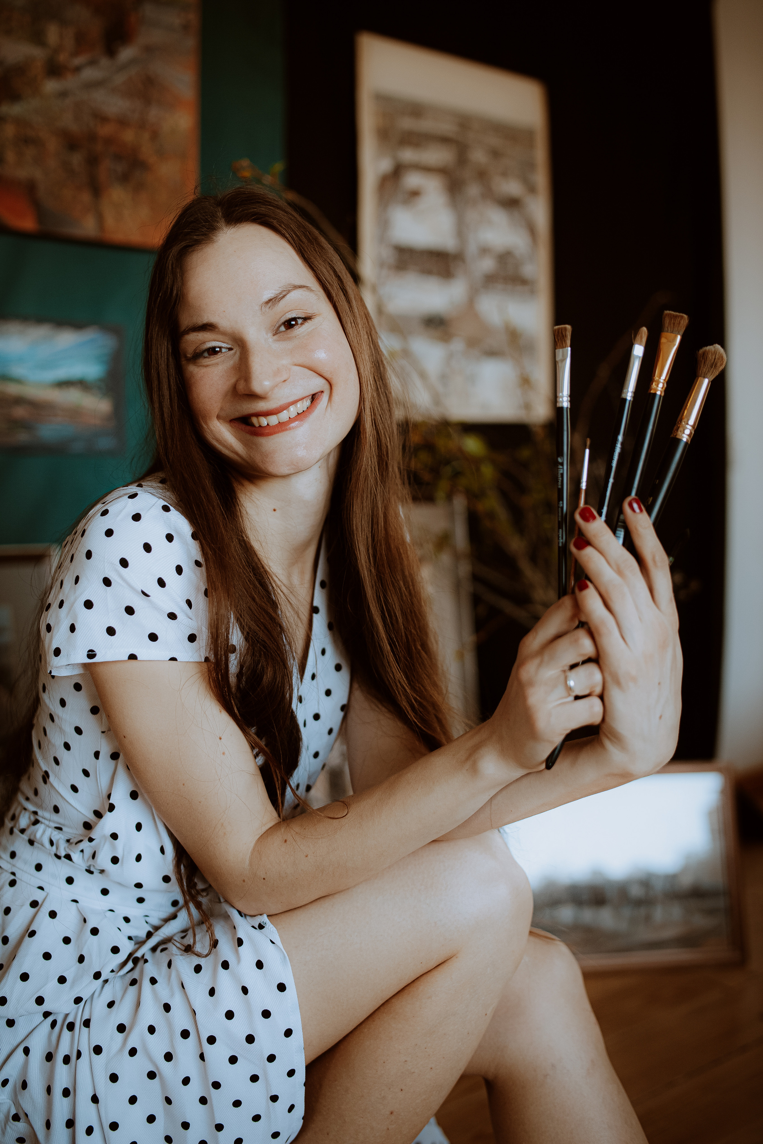 Съемка для художницы Юлии Рябовой. Главная