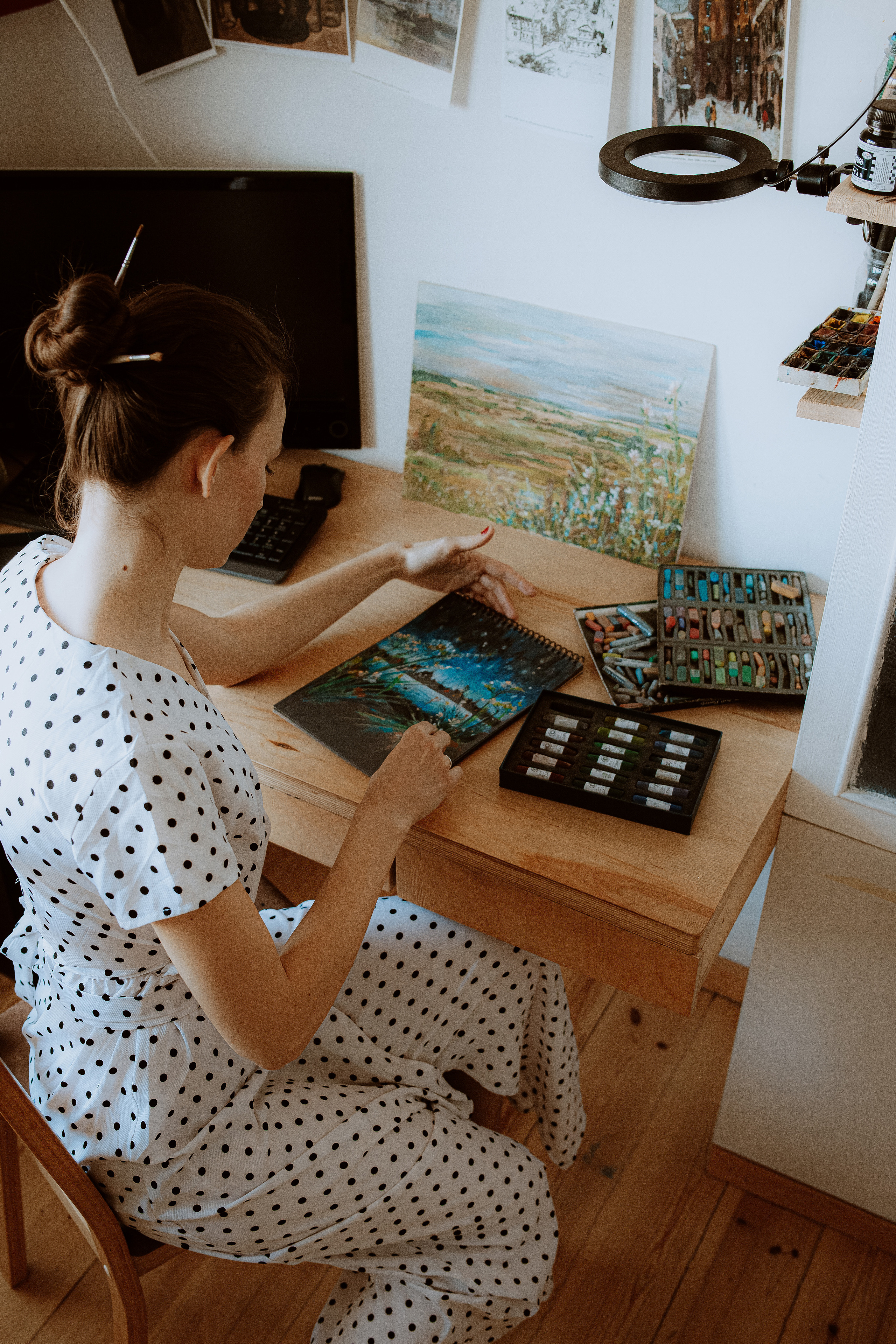 Съемка для художницы Юлии Рябовой. Главная