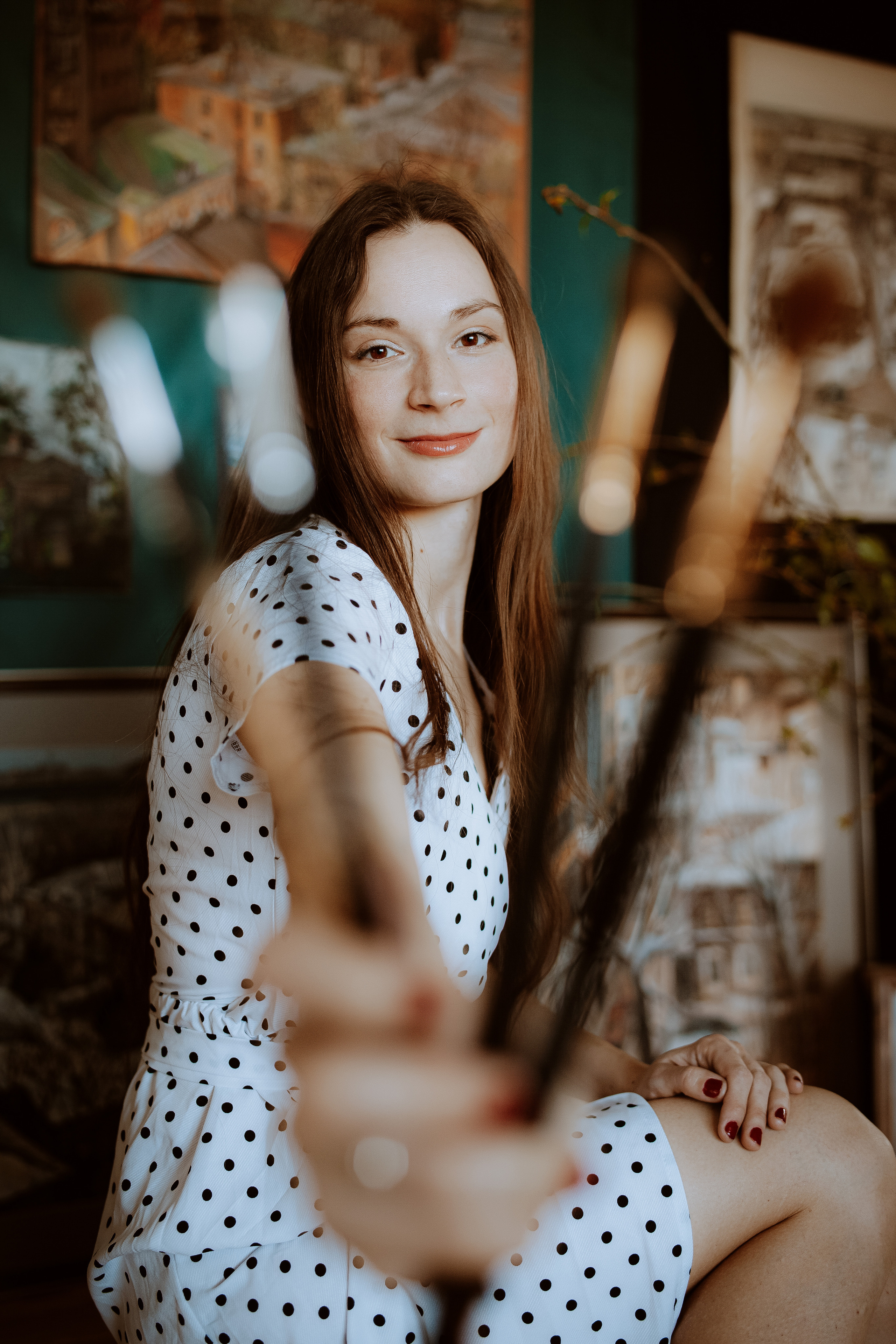 Съемка для художницы Юлии Рябовой. Главная