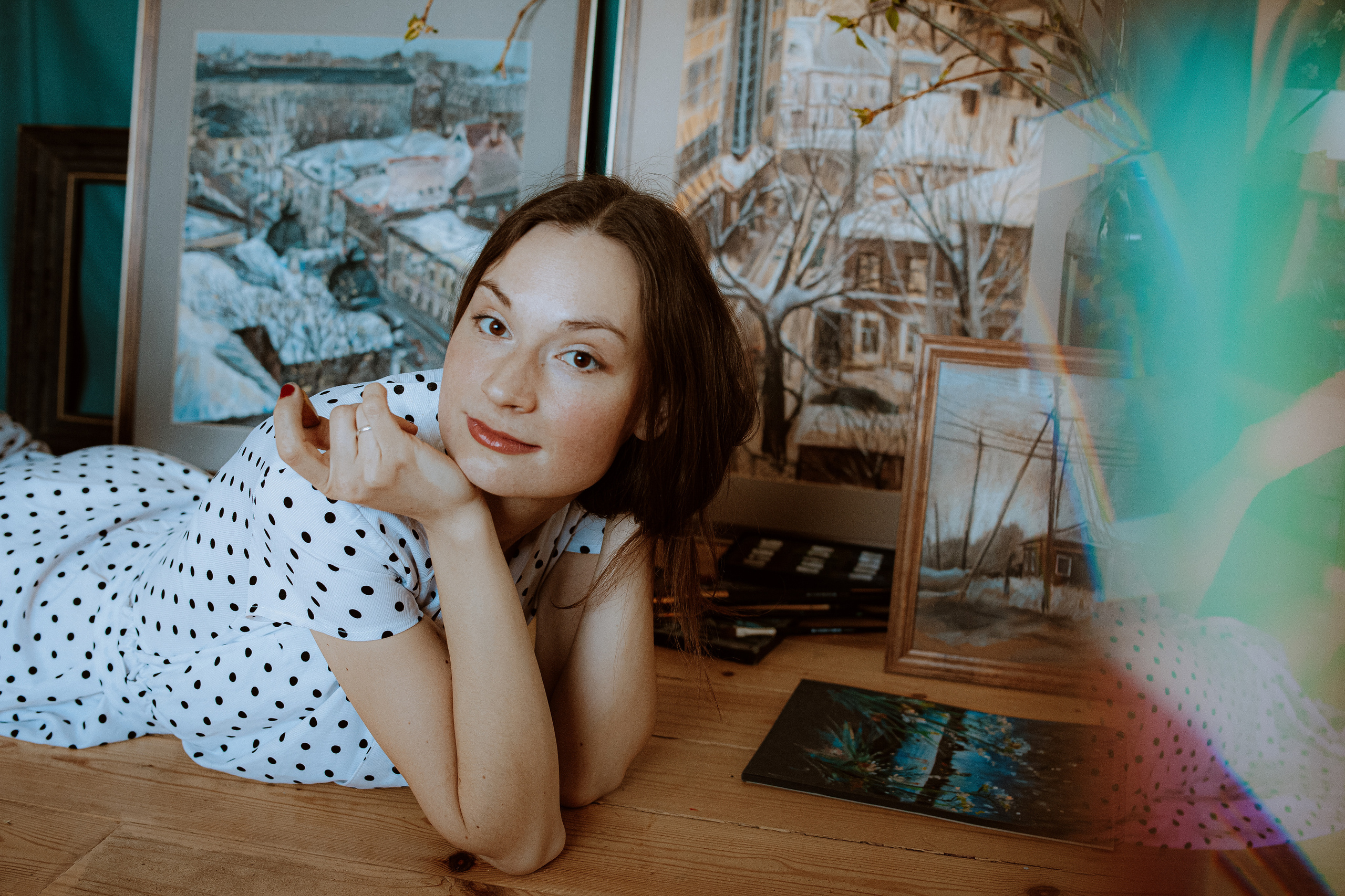 Съемка для художницы Юлии Рябовой. Главная