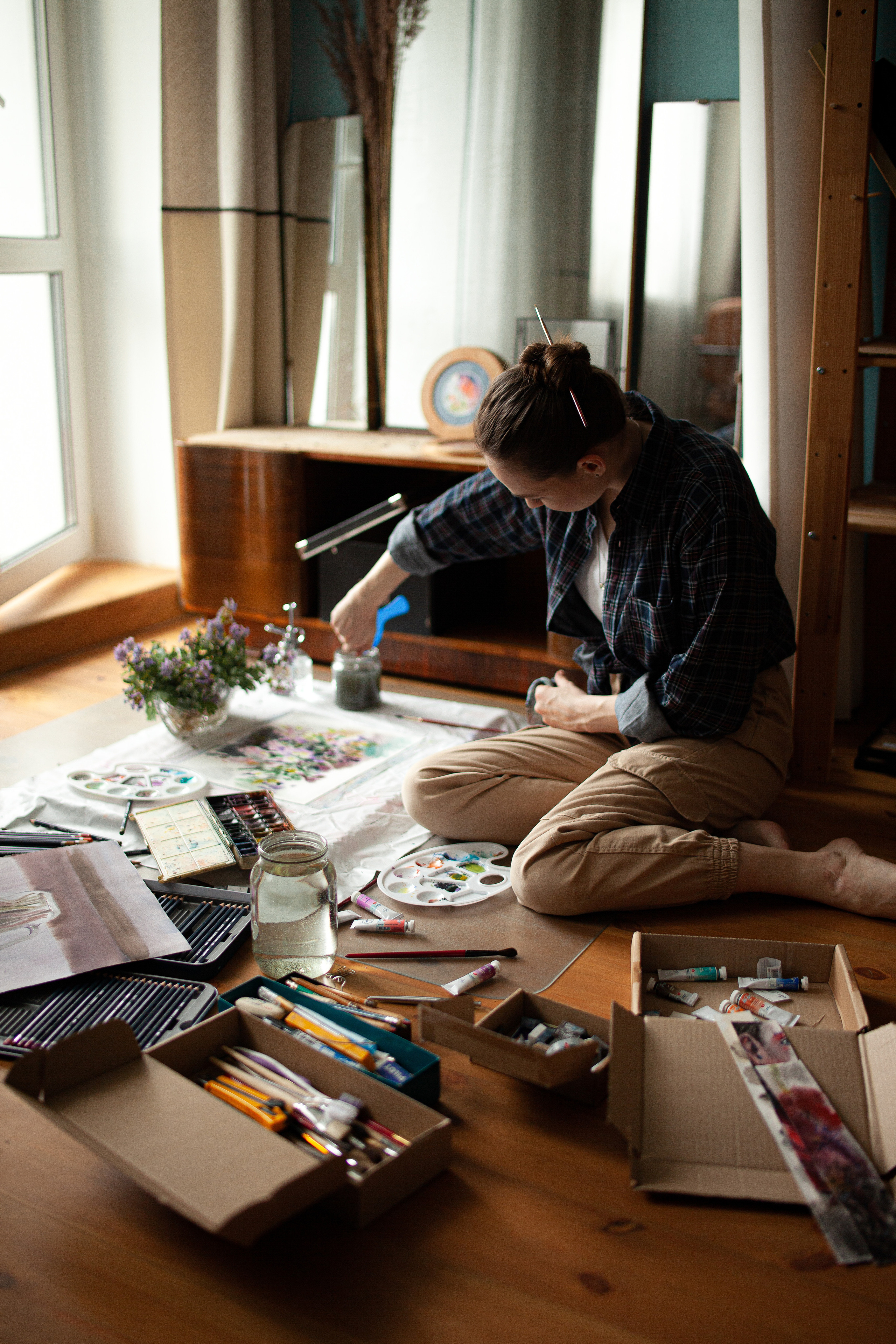 Съемка для художницы Киры Шилиной. Главная