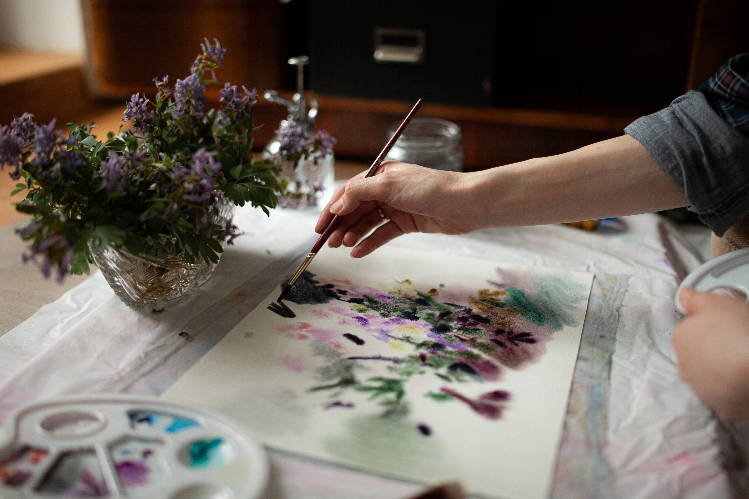 Съемка для художницы Киры Шилиной. Главная