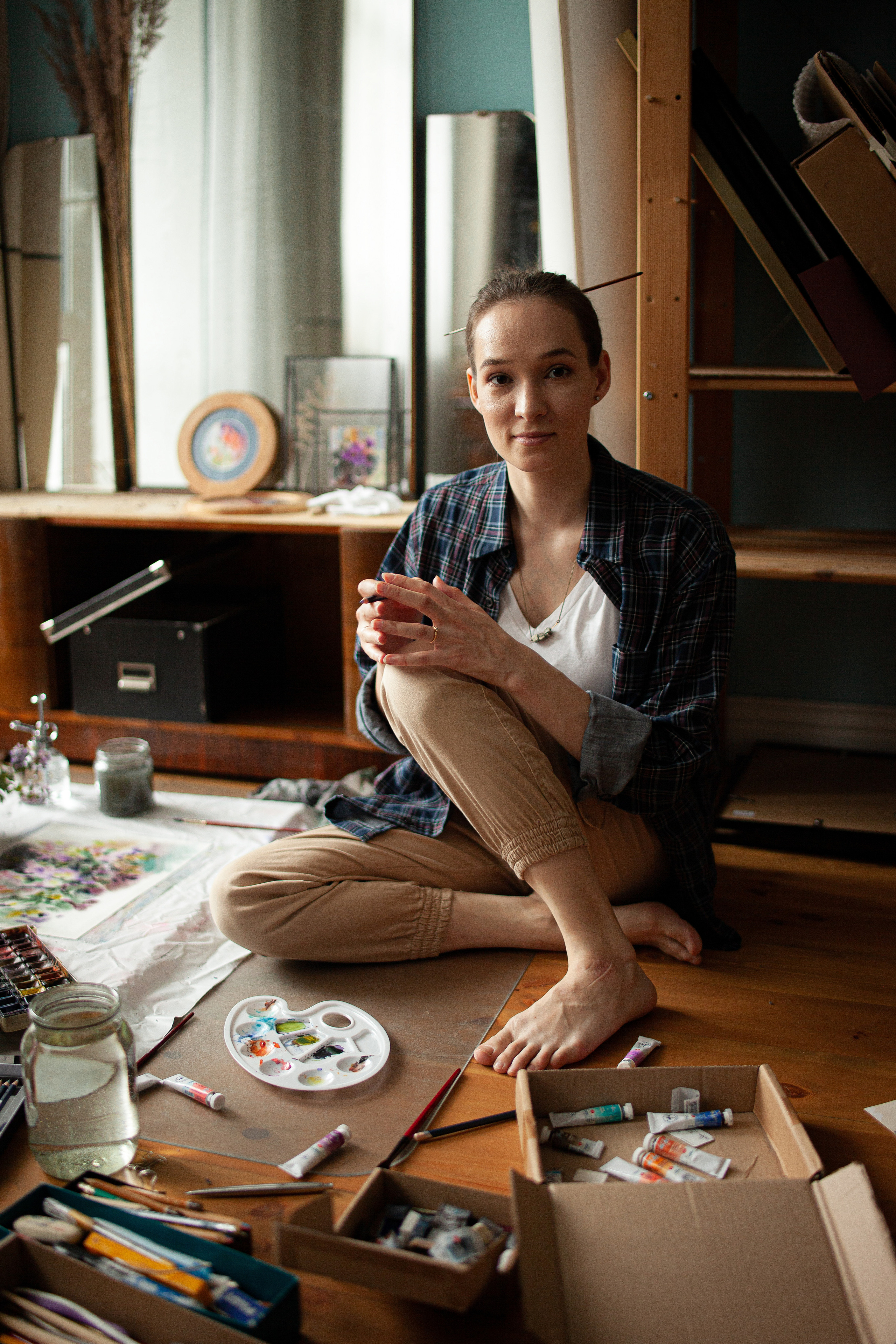 Съемка для художницы Киры Шилиной. Главная