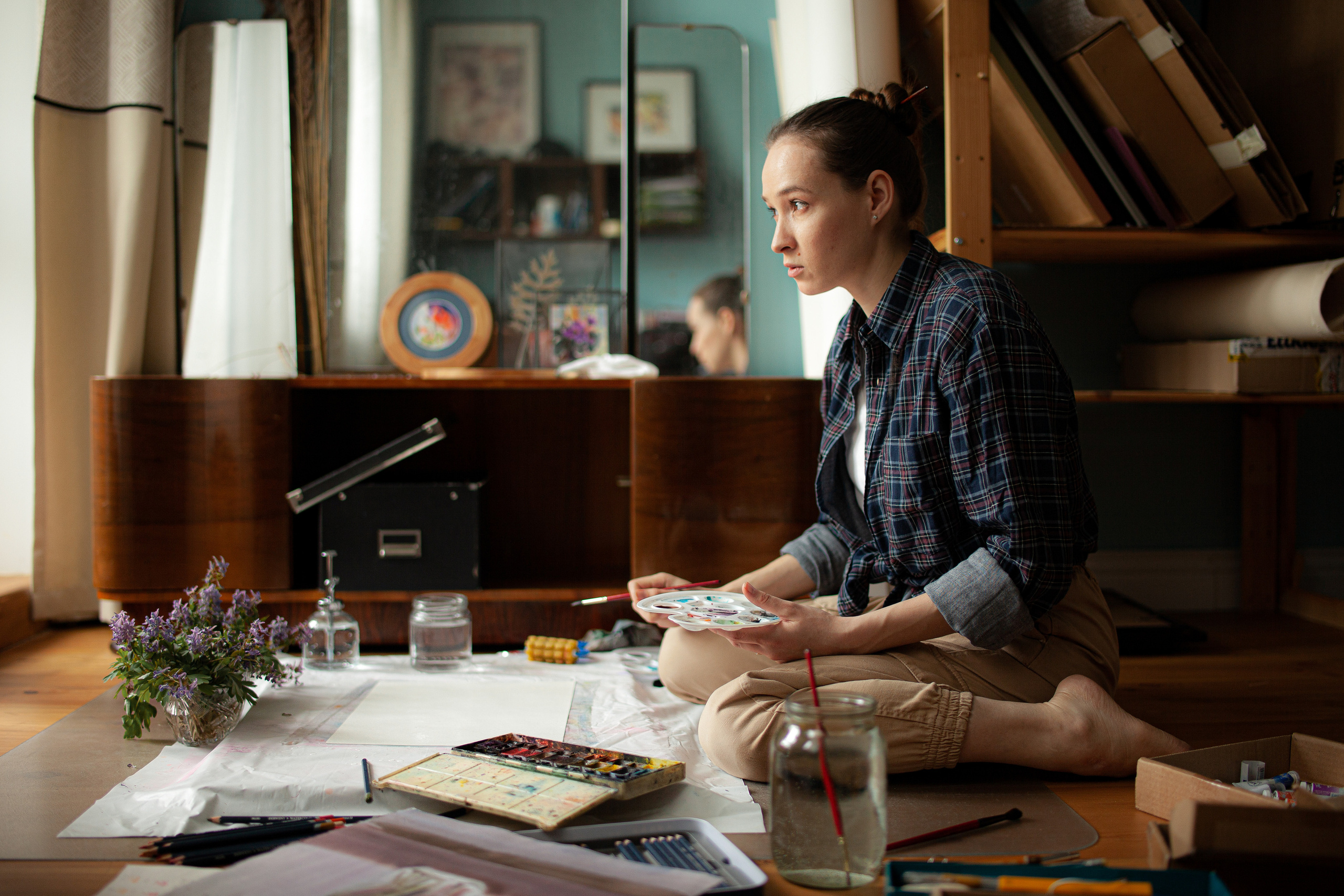 Съемка для художницы Киры Шилиной. Главная