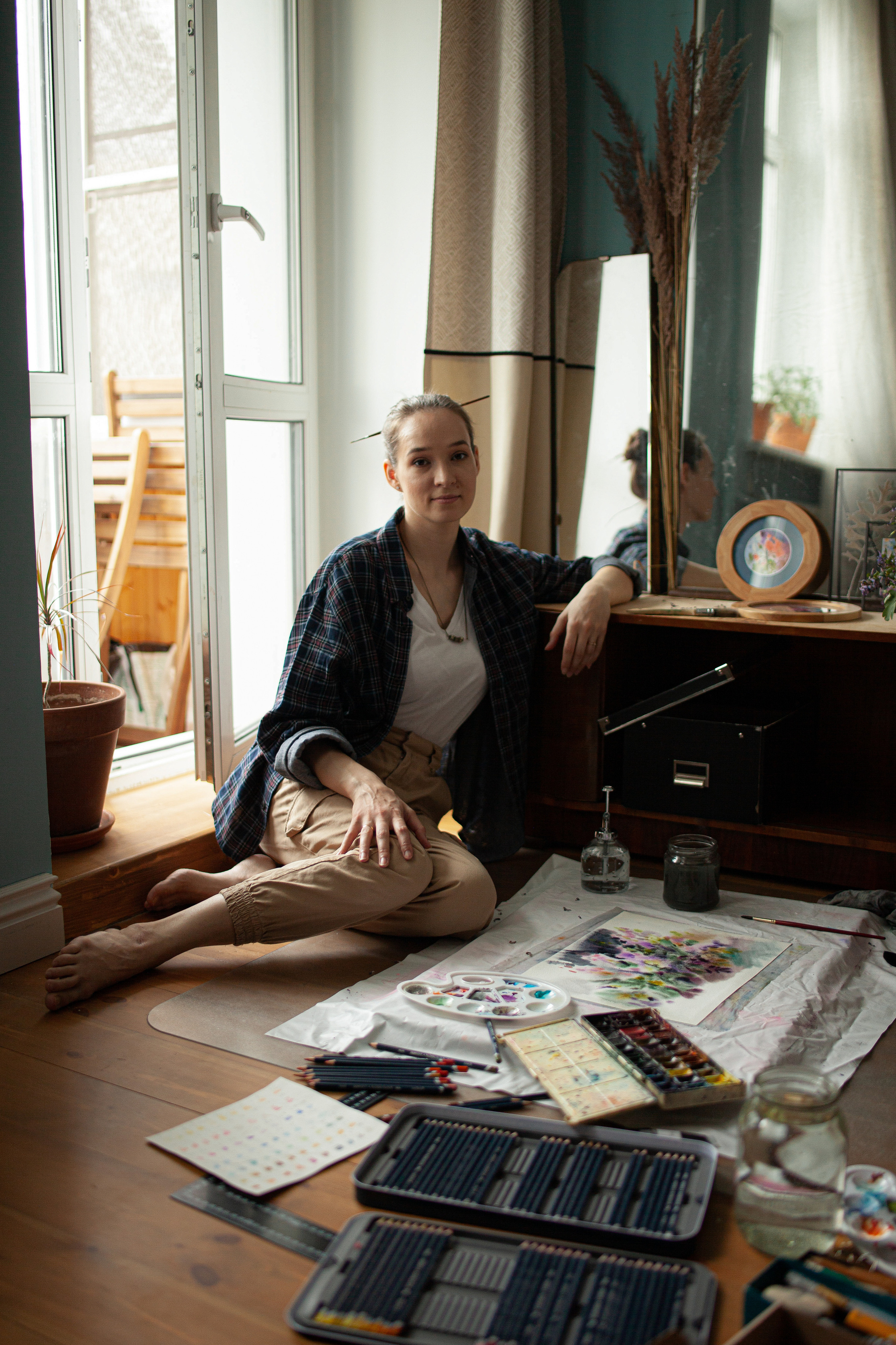 Съемка для художницы Киры Шилиной. Главная