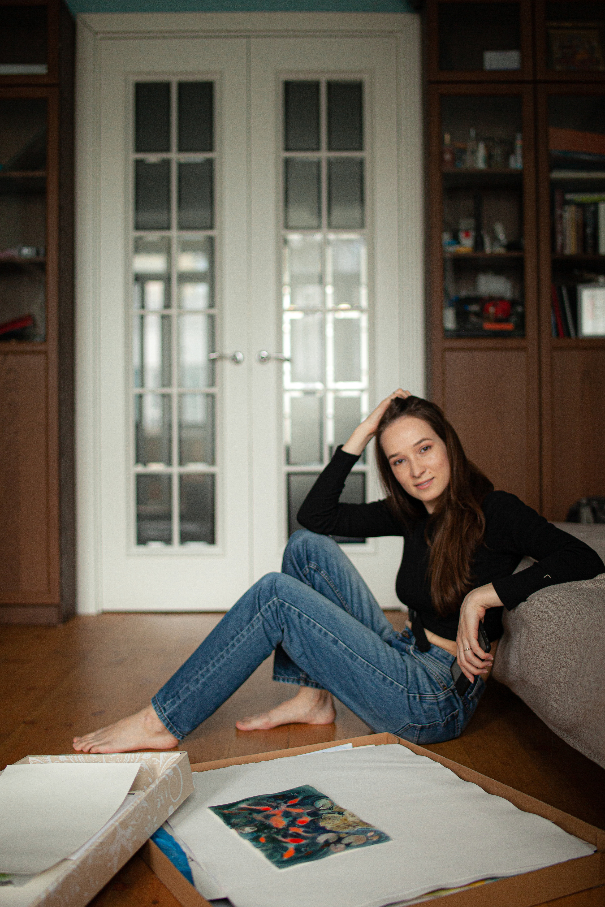 Съемка для художницы Киры Шилиной. Главная