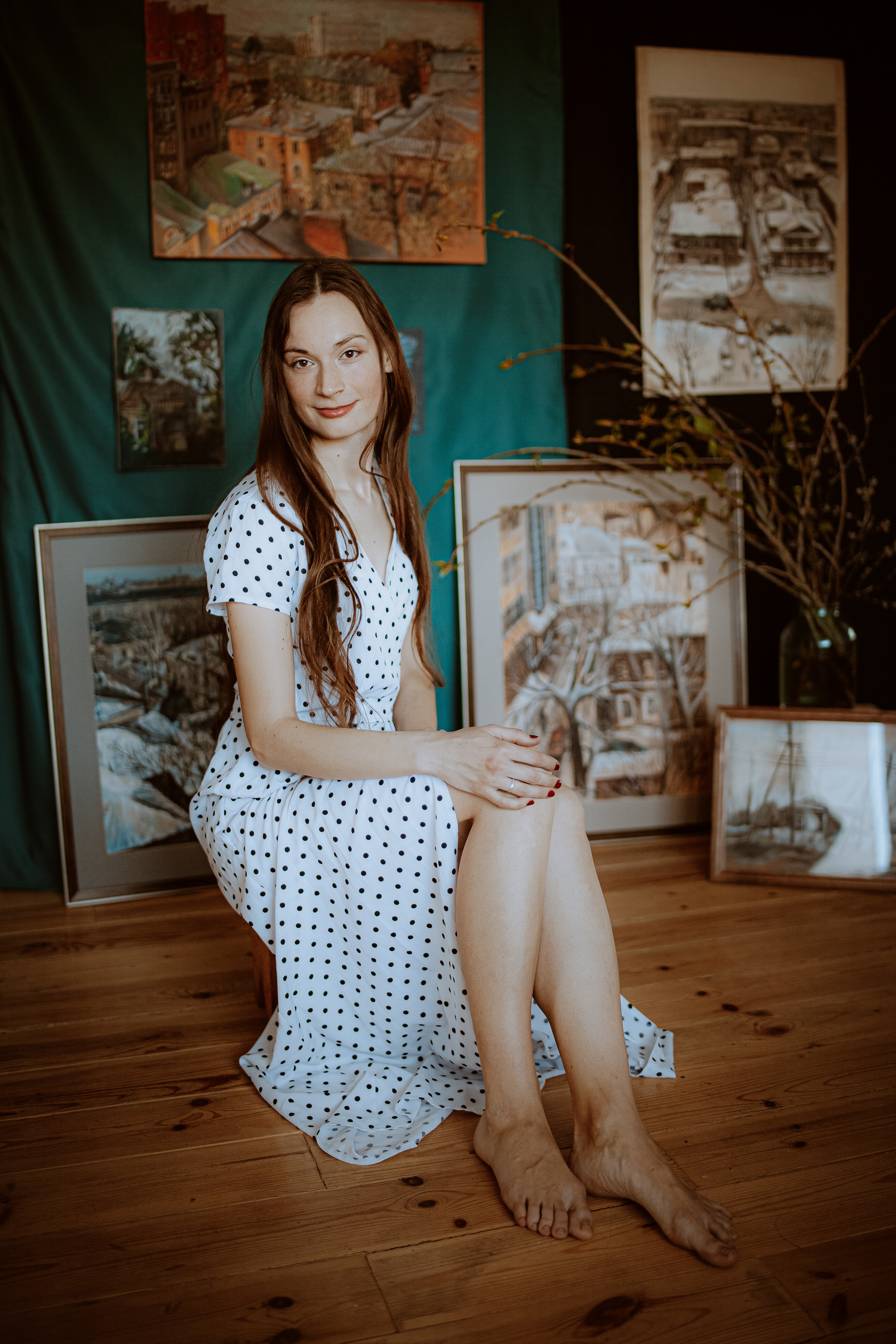 Съемка для художницы Юлии Рябовой. Главная