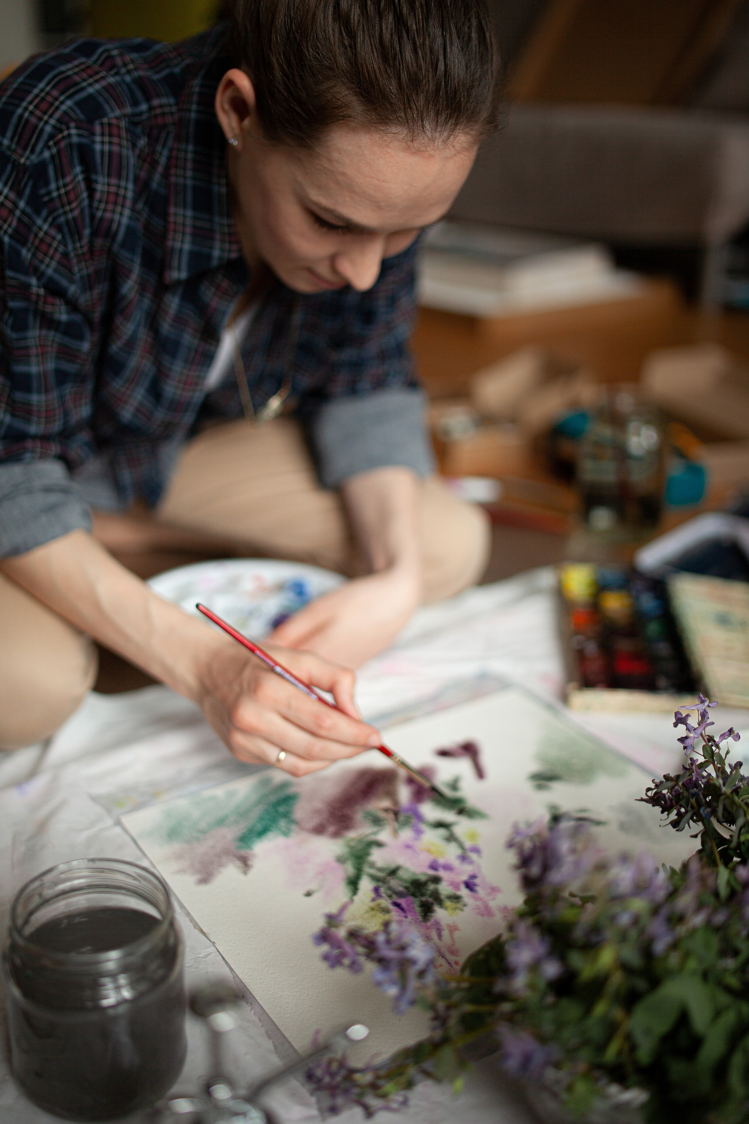 Съемка для художницы Киры Шилиной. Главная