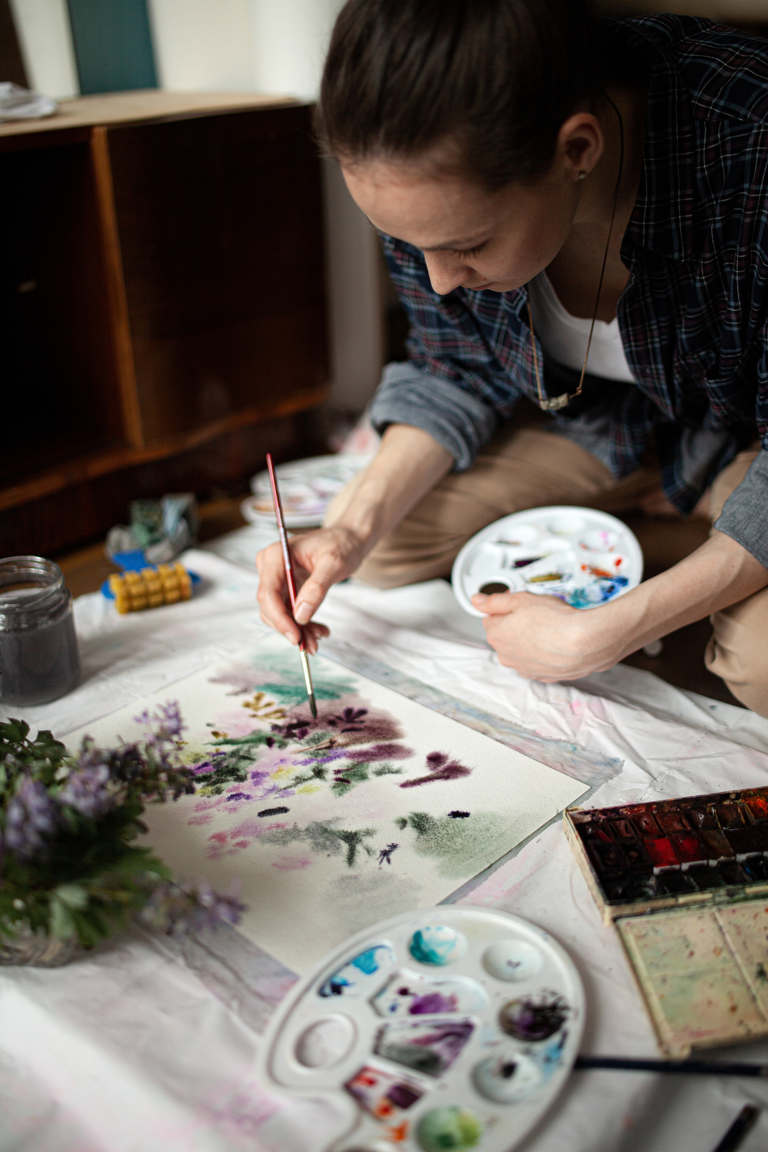 Съемка для художницы Киры Шилиной. Главная