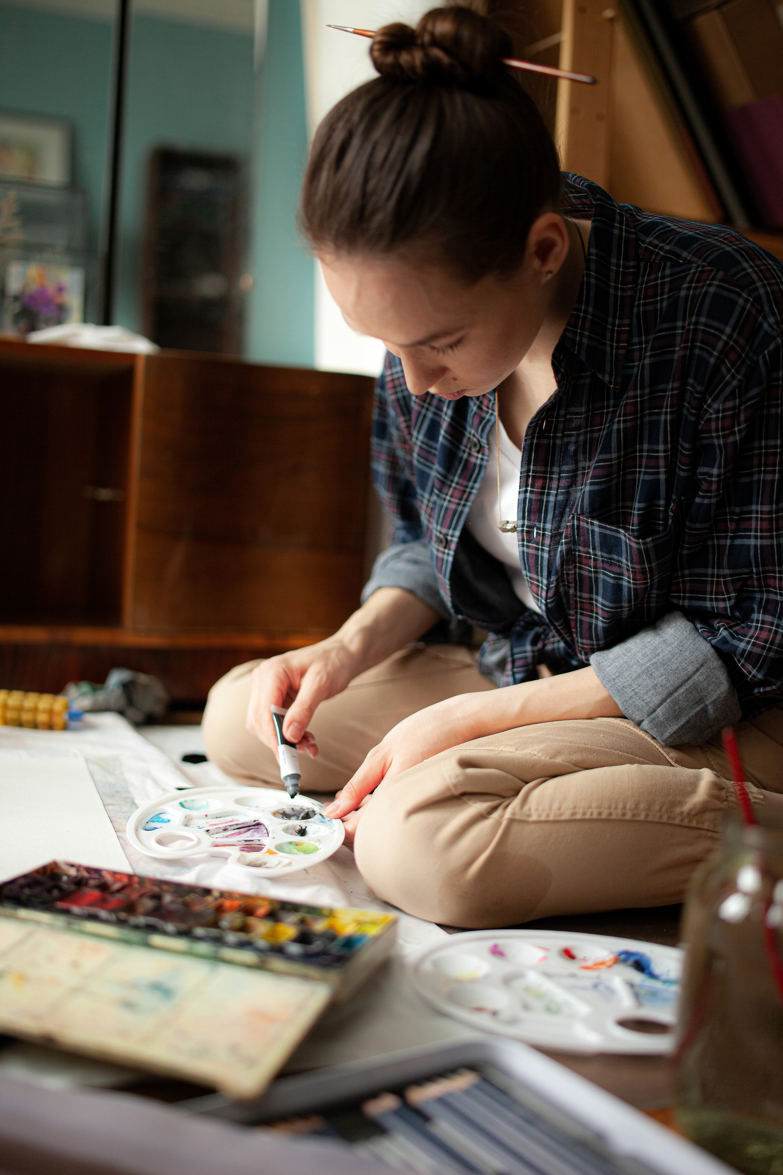 Съемка для художницы Киры Шилиной. Главная