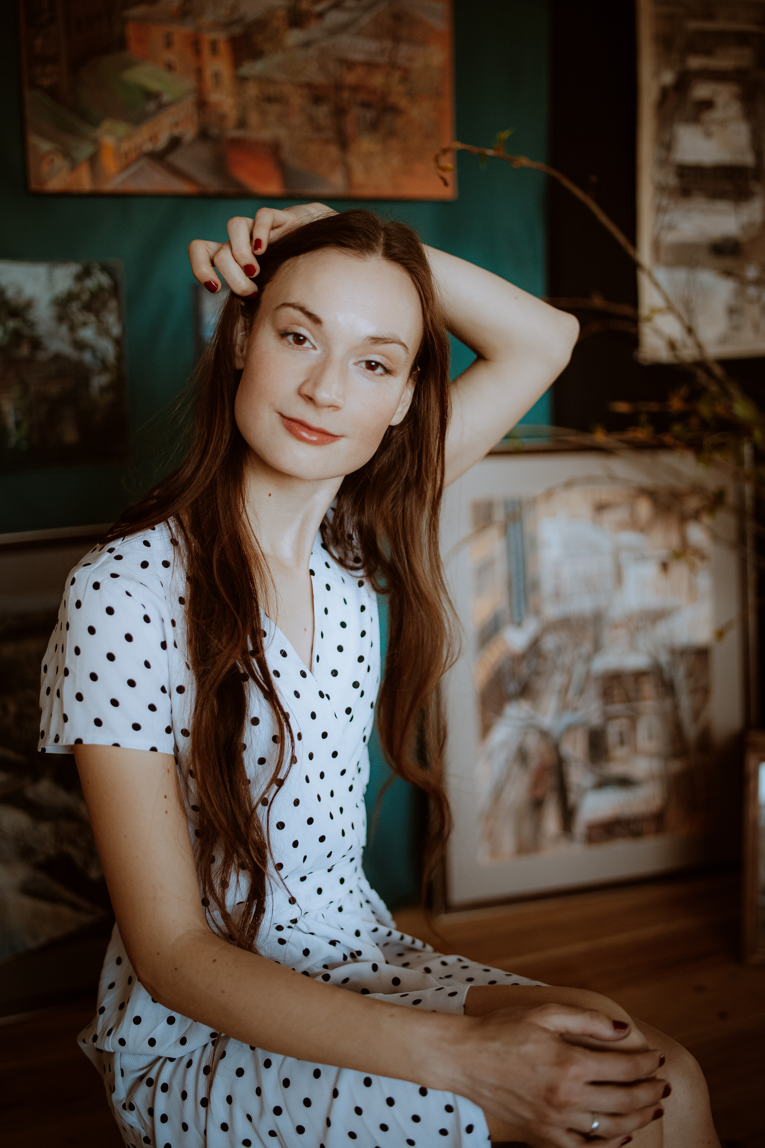 Съемка для художницы Юлии Рябовой. Главная