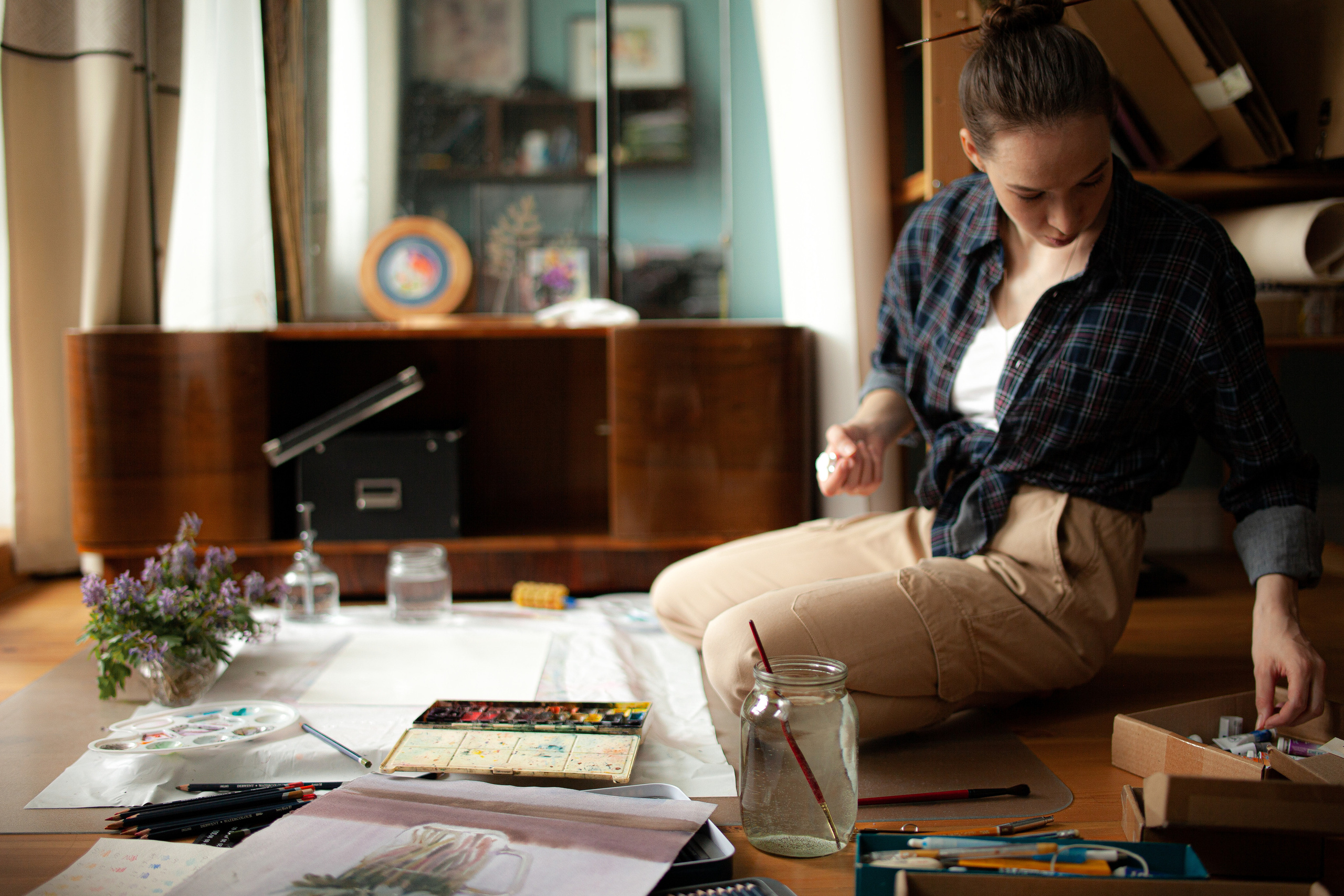 Съемка для художницы Киры Шилиной. Главная