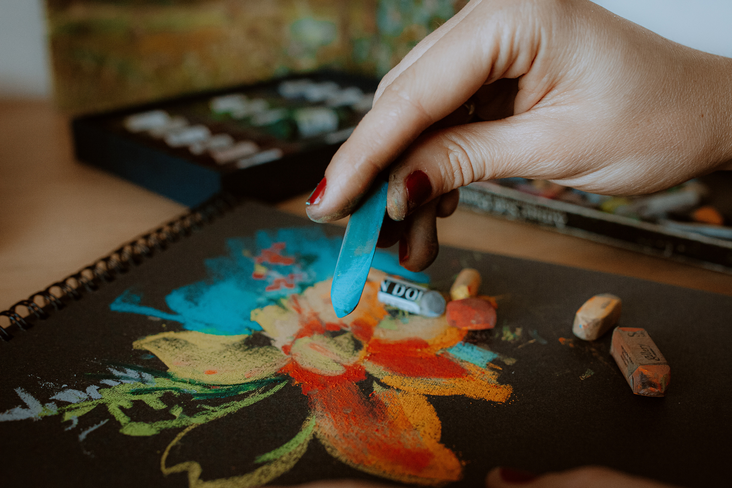 Съемка для художницы Юлии Рябовой. Главная