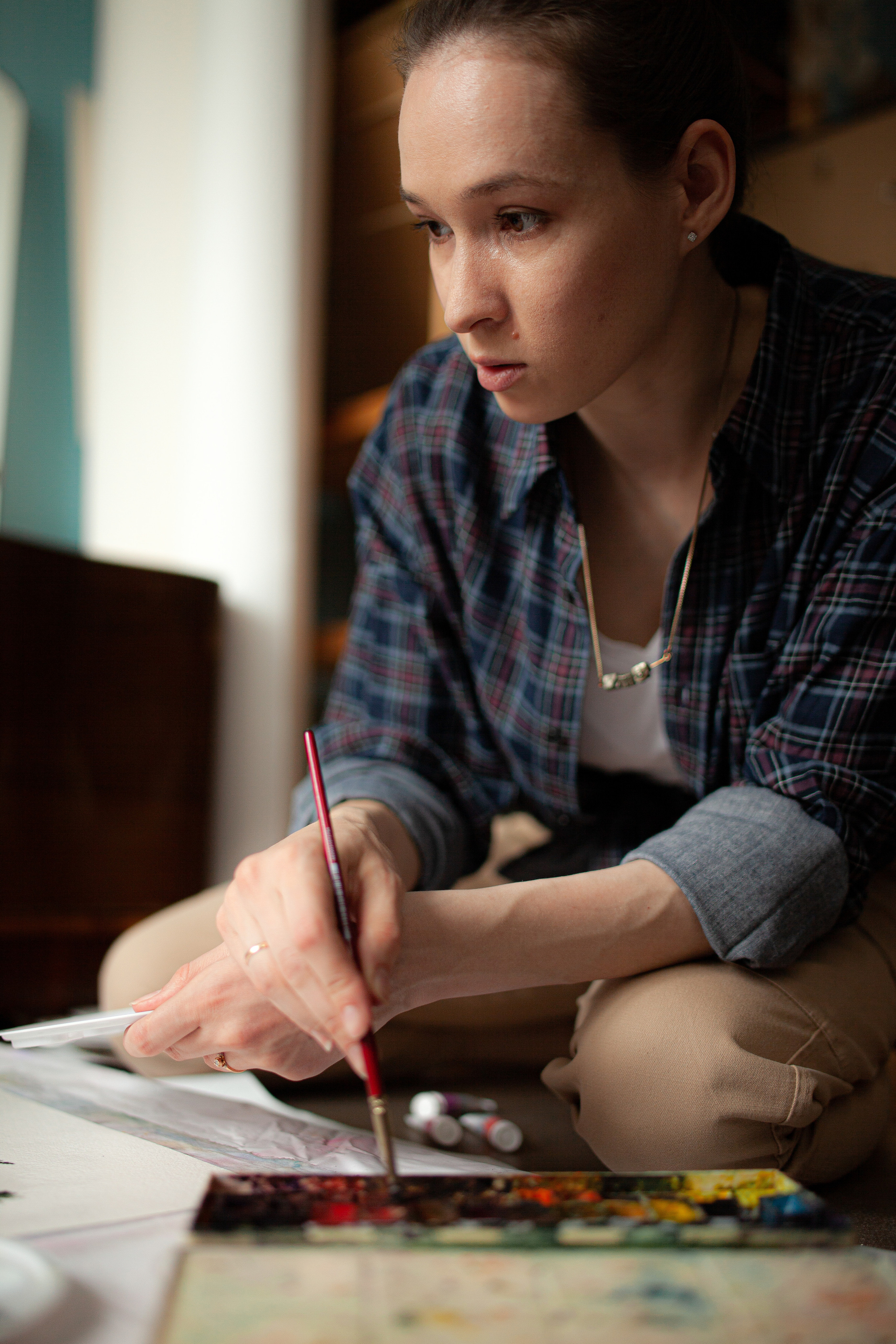 Съемка для художницы Киры Шилиной. Главная